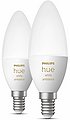 Philips Hue »Philips Hue White Amb. Doppelpack E14 2x470lm!« LED-Leuchtmittel, E14, 2 Stück, Warmweiß, CCT-Farbtemperatursteuerung von 2200 - 6500 Kelvin - warmweiß bis tageslichtweiß, Bild 2