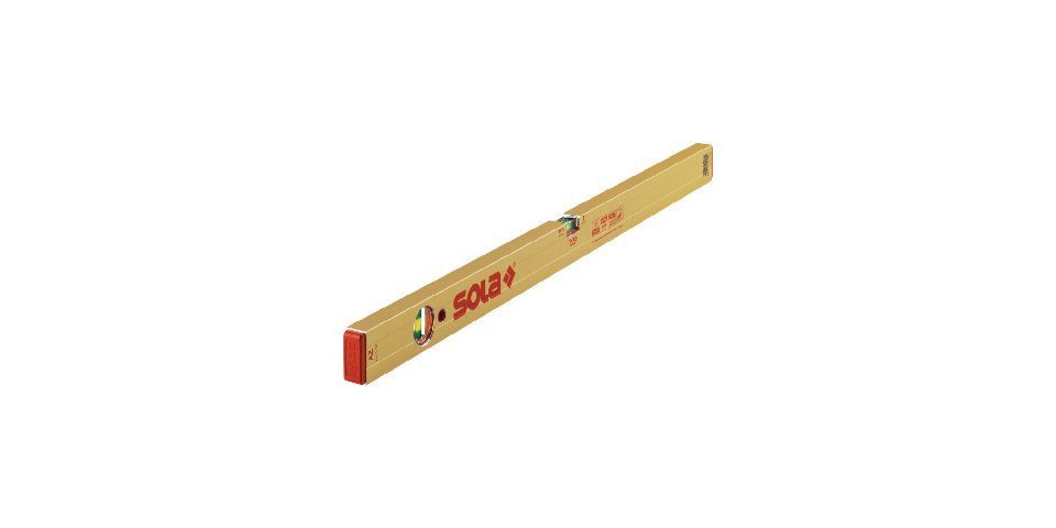 SOLA Wasserwaage SOLA 1161401 Wasserwaage AZ 120 cm Aluminium gold 0,5 mm/m