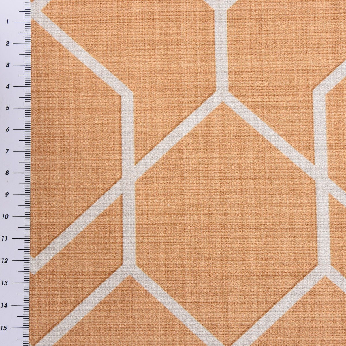 Tischläufer Geometrie handmade Sechseck 40x160cm, SCHÖNER LEBEN. beige gelb Tischläufer LEBEN. SCHÖNER