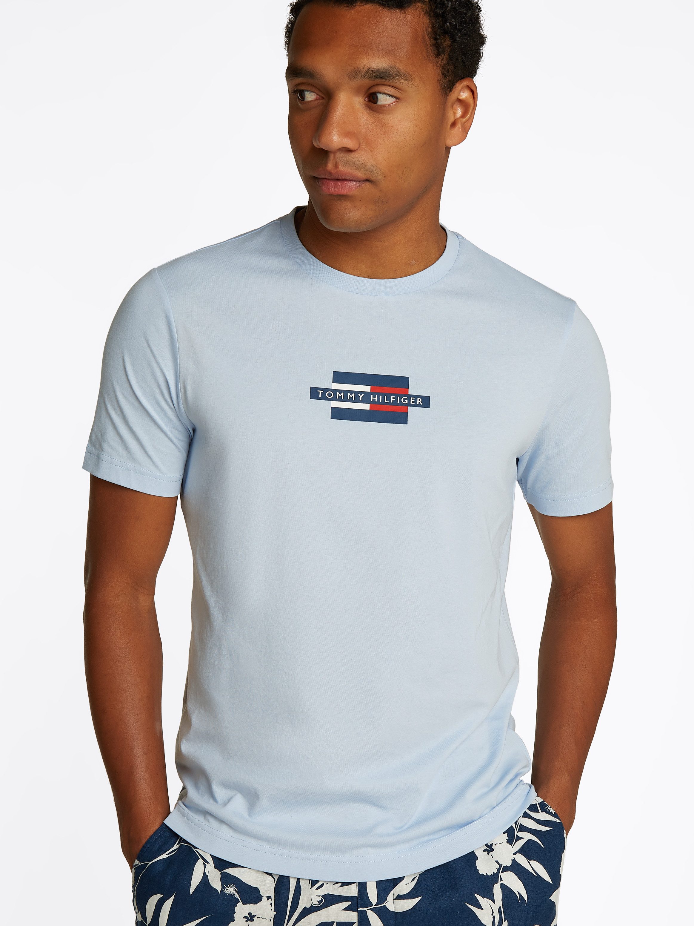 Tommy Hilfiger Kurzarmshirt FLAG BOX TEE günstig online kaufen