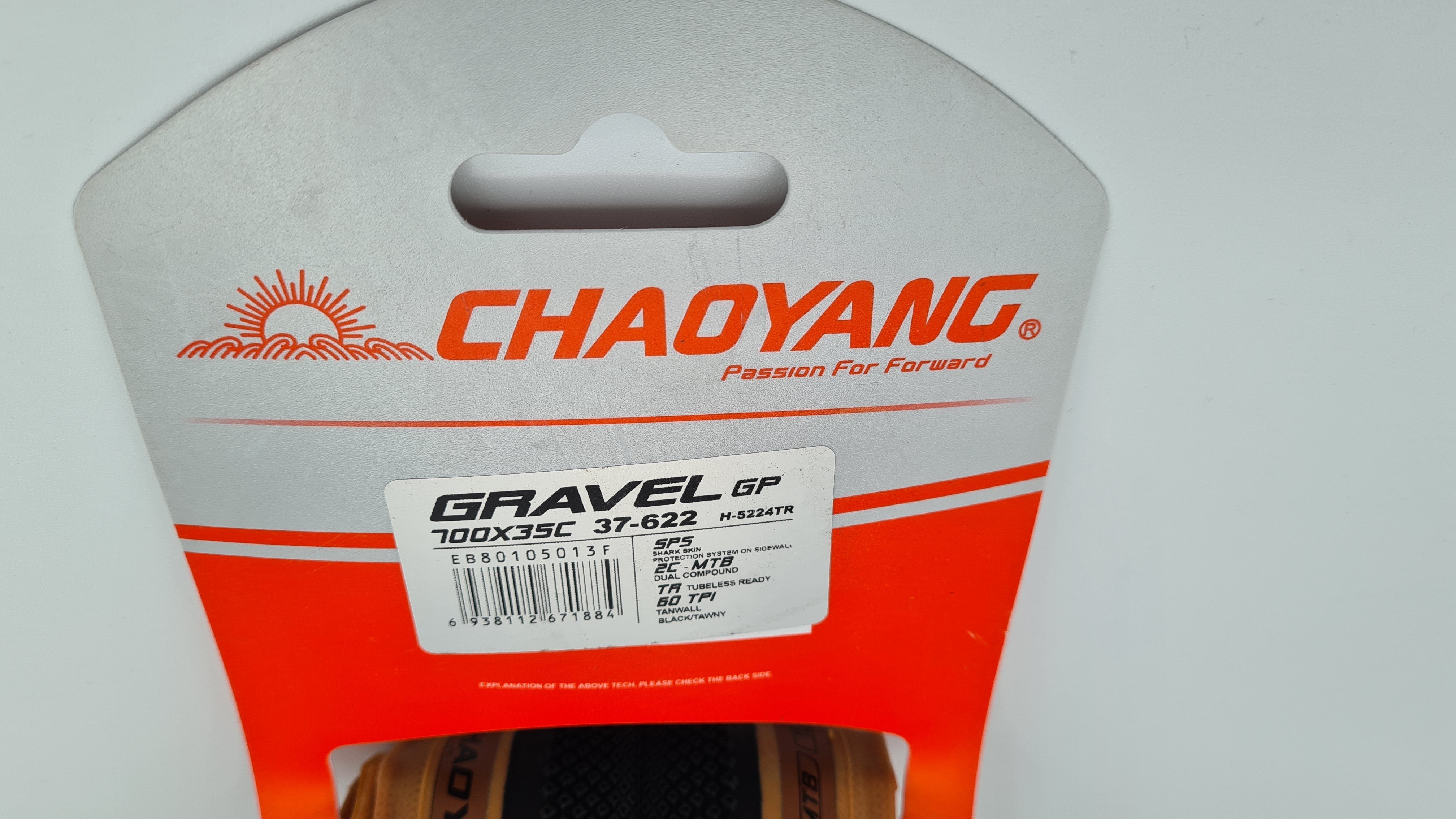 Chaoyang Fahrradreifen 2 Stk. Chaoyang Gravel GP Reifen Tanwall Tubeless Ready 37-622 700x35C, (2-tlg)