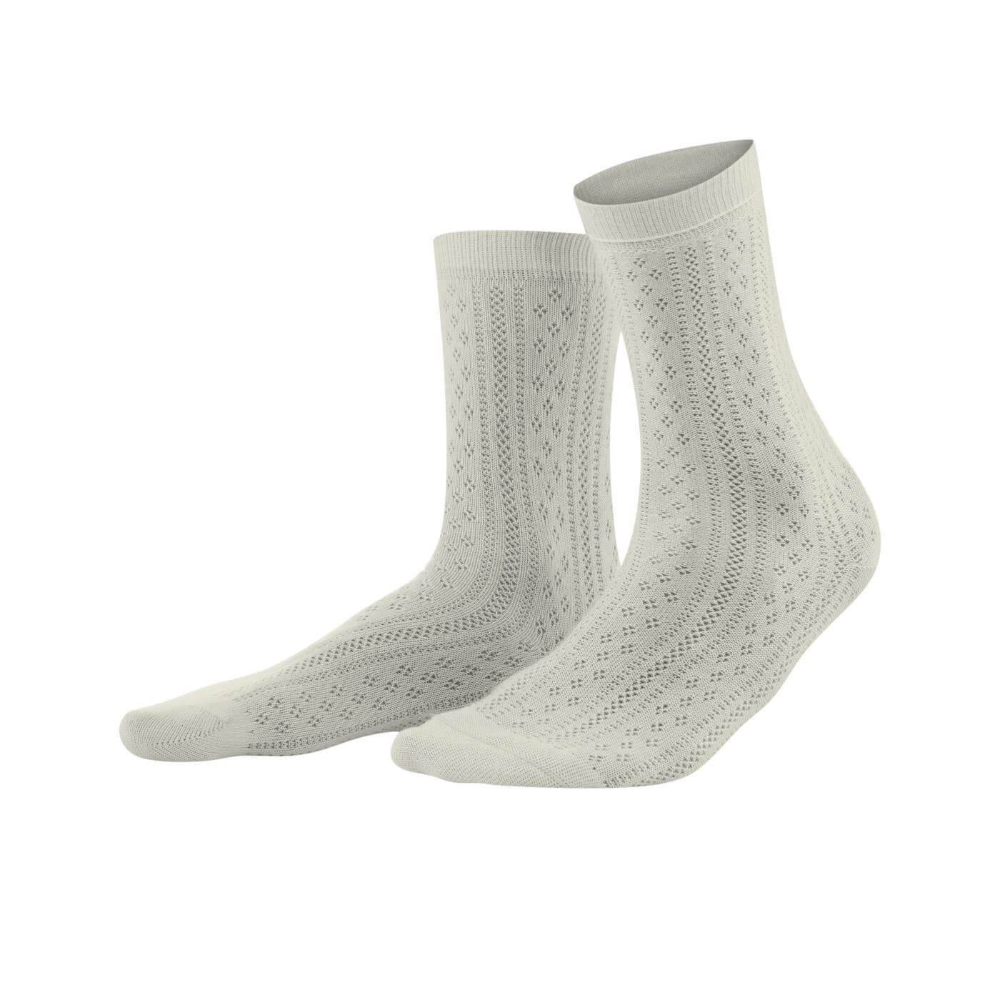 Natural LIVING KATALIN Ajourmuster Feiner Socken mit Strick CRAFTS filigranem