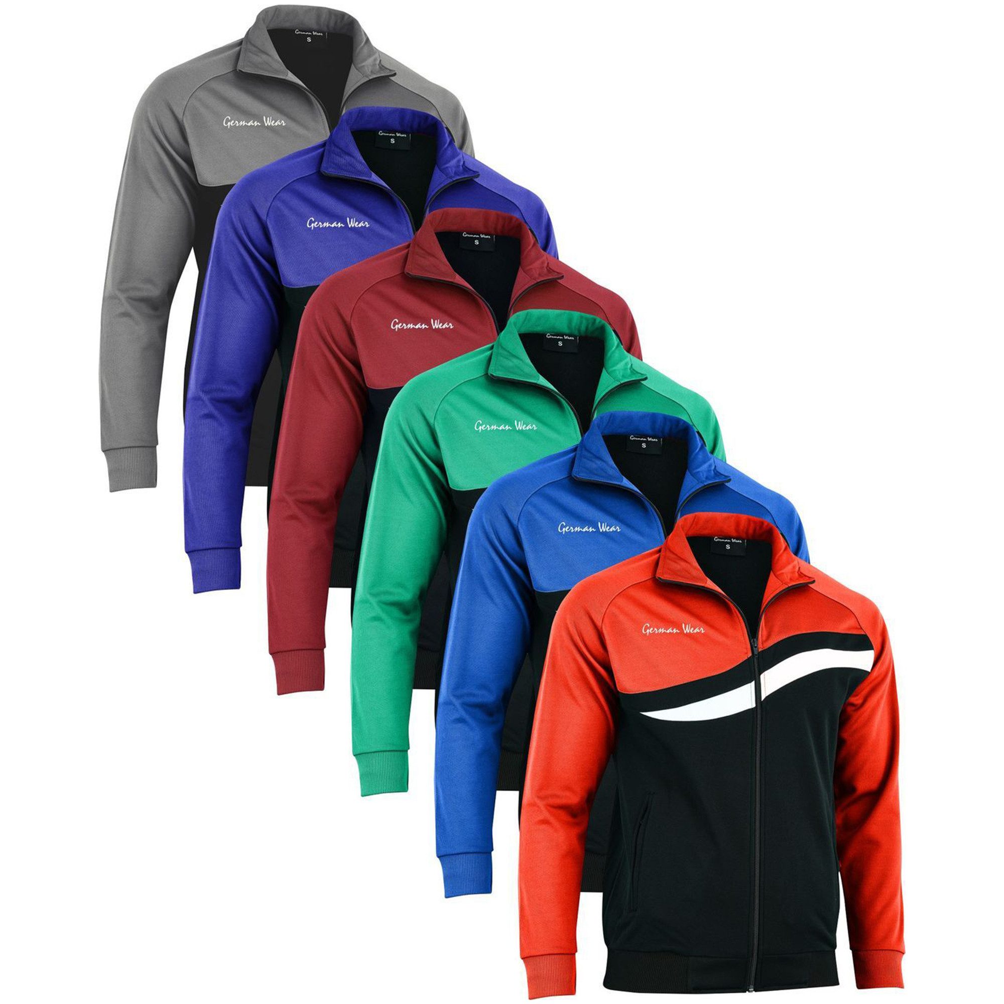 German Wear Trainingsjacke GW779J Herren Trainingsjacke Sportjacke Joggingjacke