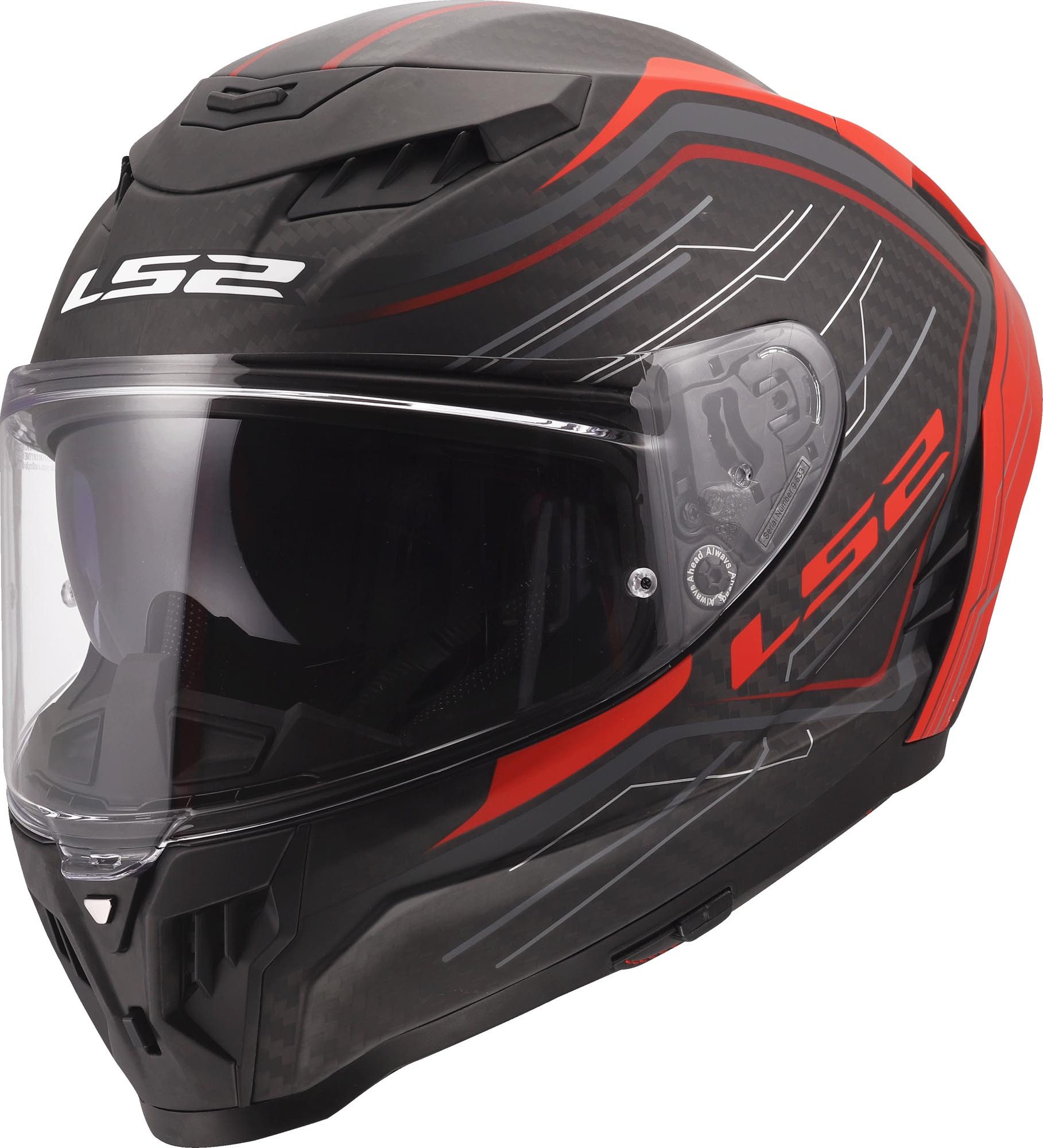 LS2 Motorradhelm FF807 Dragon Subic Helm, Notfallsystem-polsterung (eqrs),pinlockscheibe Enthalten
