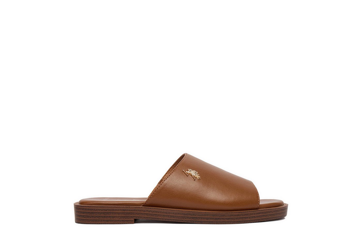 U.S. Polo Assn. US Polo Assn Damen-Flip-Flops, braun Badepantolette