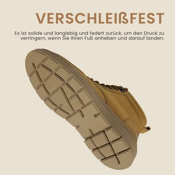 Daisred Herren Schuhe Freizeitschuhe gepolsterte Kurzstiefel Stiefel
