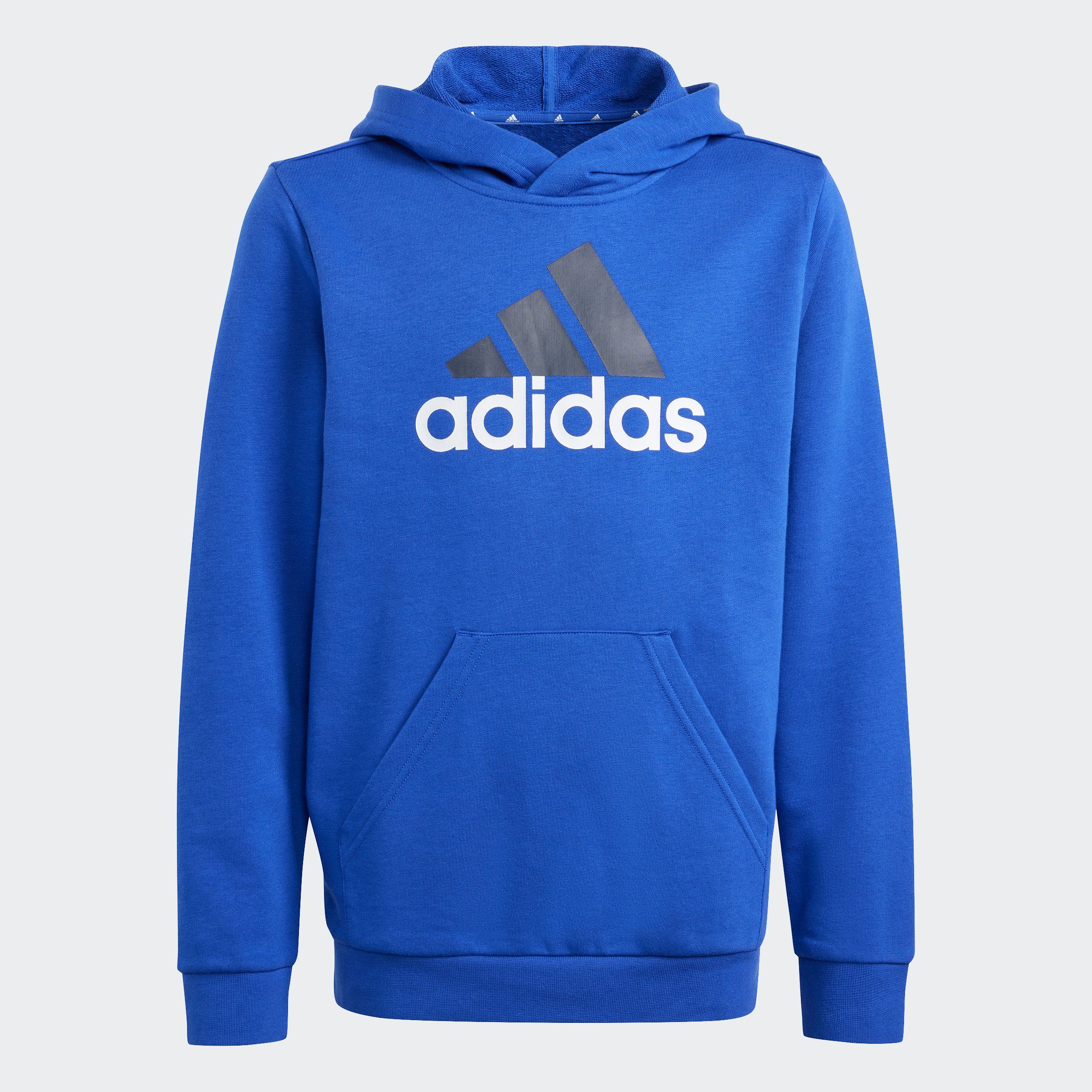 Solange der Vorrat reicht adidas Sportswear Kapuzensweatshirt U BL 2 Semi Ink / HOODIE Lucid White Blue Legend 