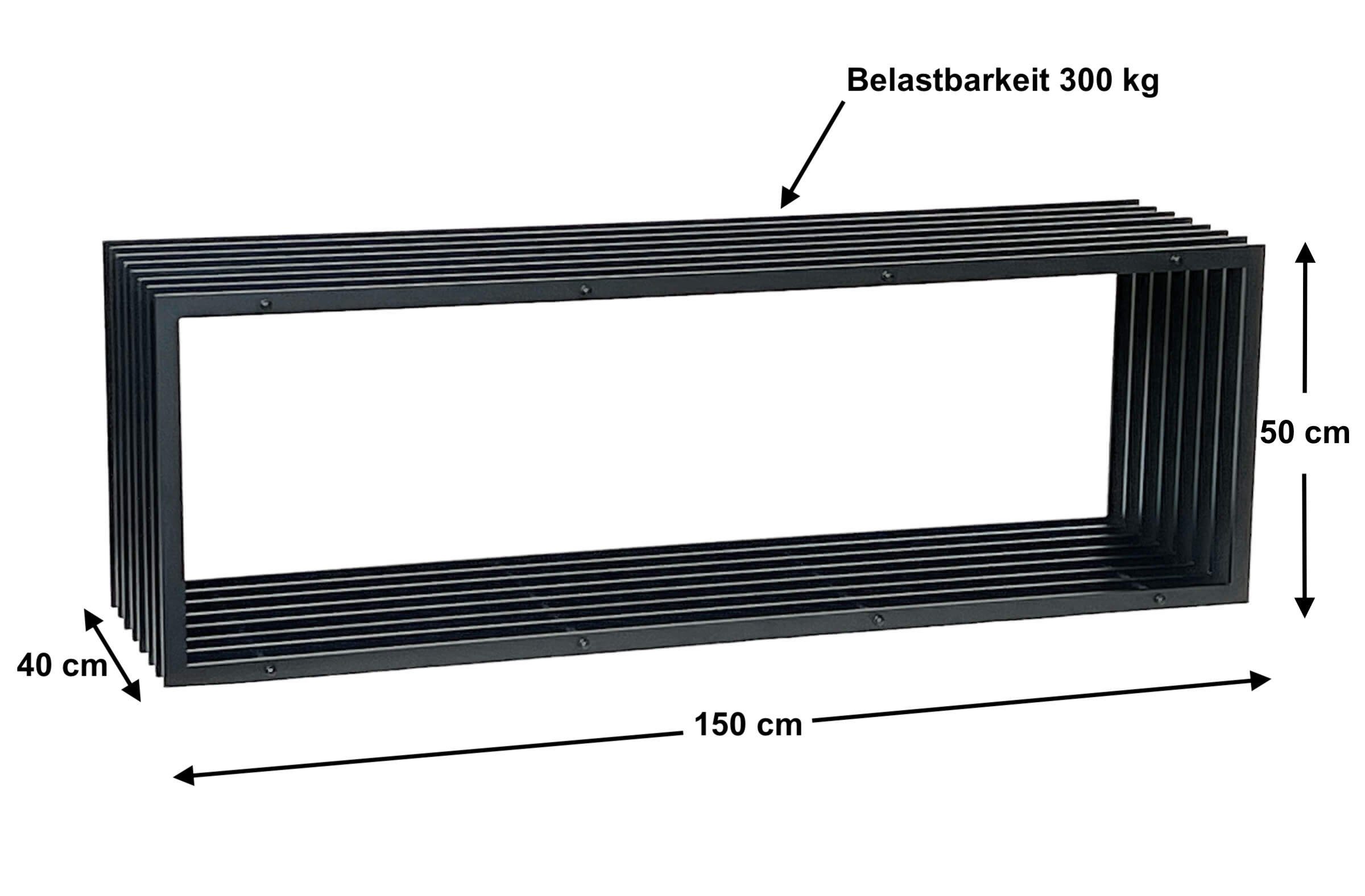 DanDiBo Gartenbank Metall Schwarz Wetterfest Massiv günstig online kaufen