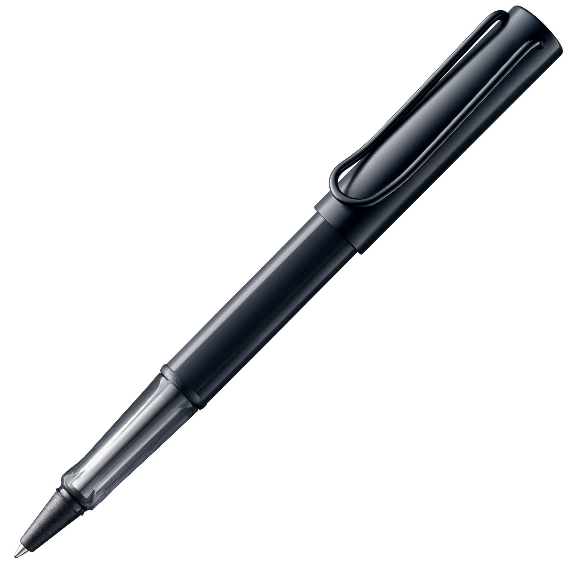 LAMY Tintenroller LAMY AL Star black Tintenroller leicht aus Alu mit Mine 63 Strichbreit
