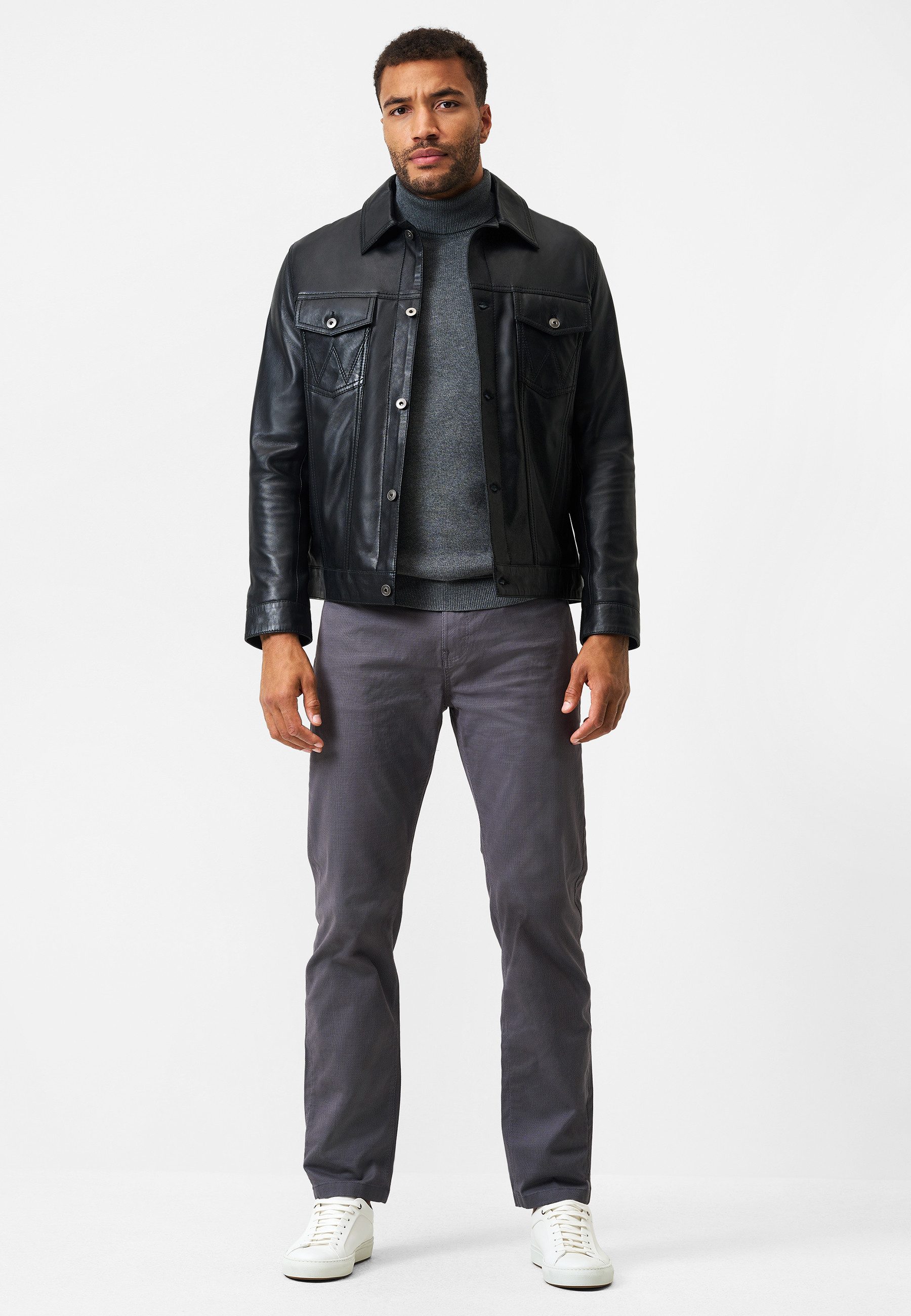 RICANO Lederjacke Roberto Jeansjacke aus Lammleder günstig online kaufen