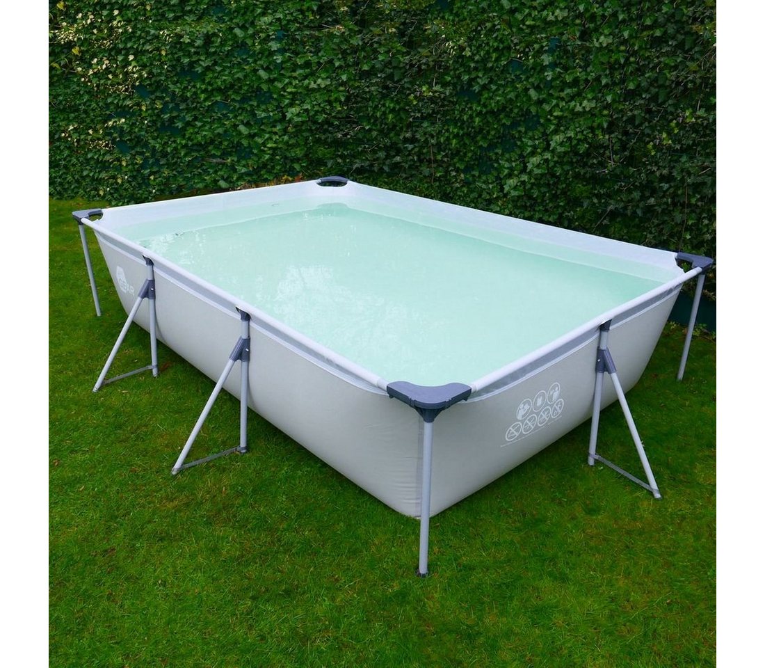 Thumbnail - yourGEAR Rechteckpool Pool 300x200x70 cm Gartenpool Planschbecken Familienpool Schwimmbecken