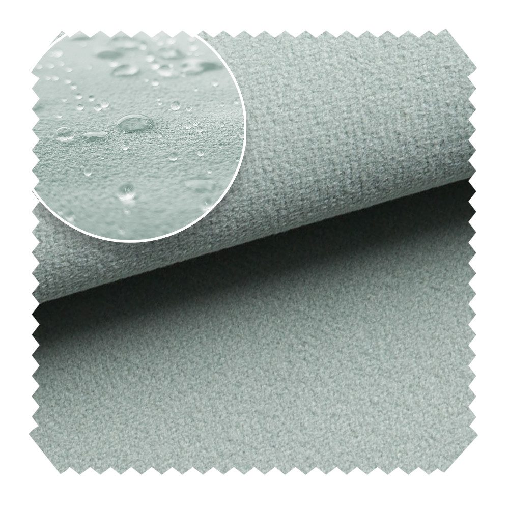 novely® Stoff TRITON - Wasserabweisender Microfaser Velours-Möbelstoff Wildleder-Opt, Wasserfest, Schmutzabweisend, Meterware, 1lfm