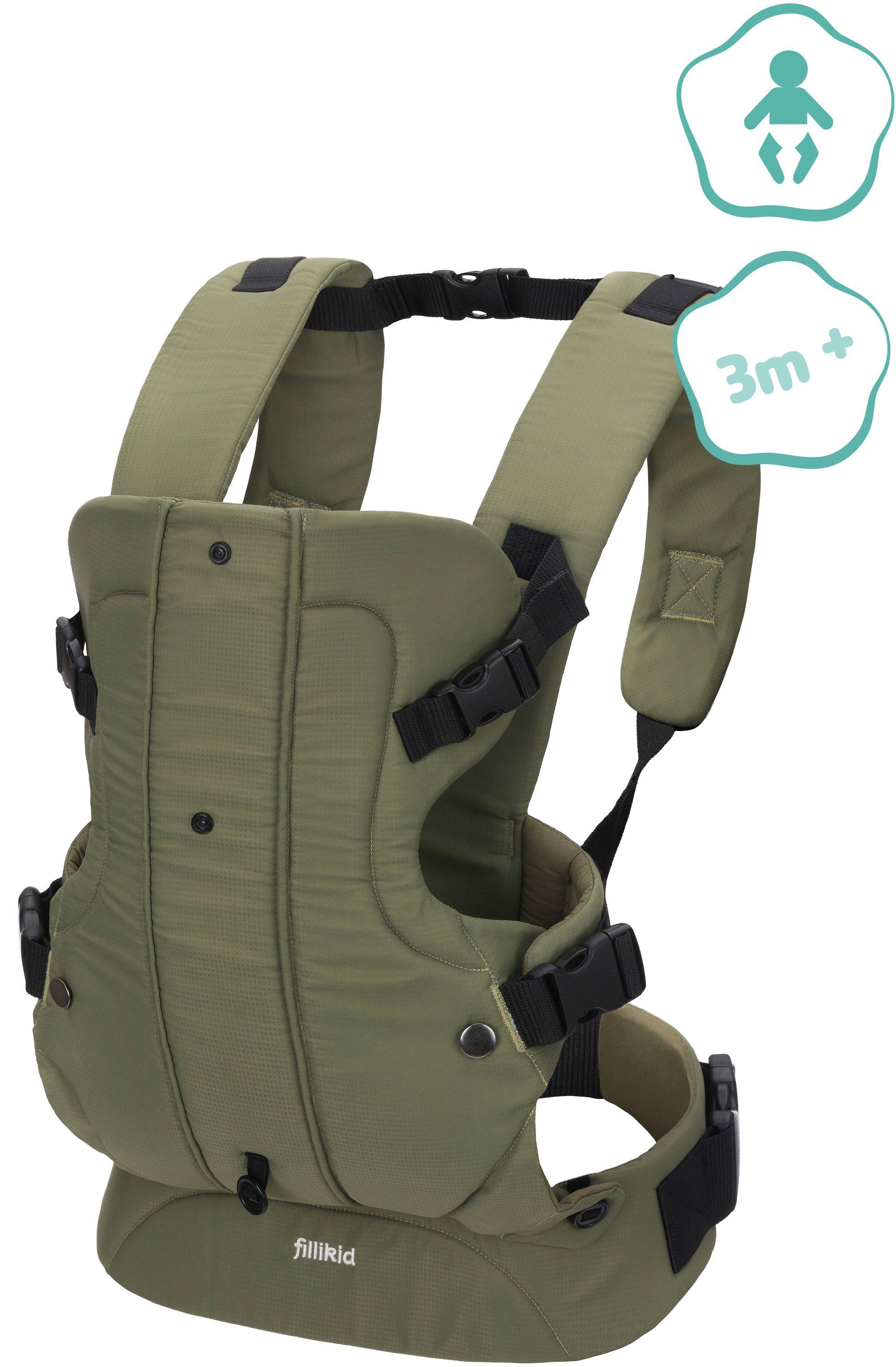 Bauchtrage olive Sport, Fillikid