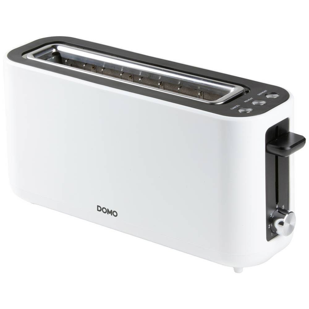 Domo Toaster Langschlitz-Toaster, stufenloser Temperaturregler, Cool-Touch-Gehäuse | Langschlitztoaster