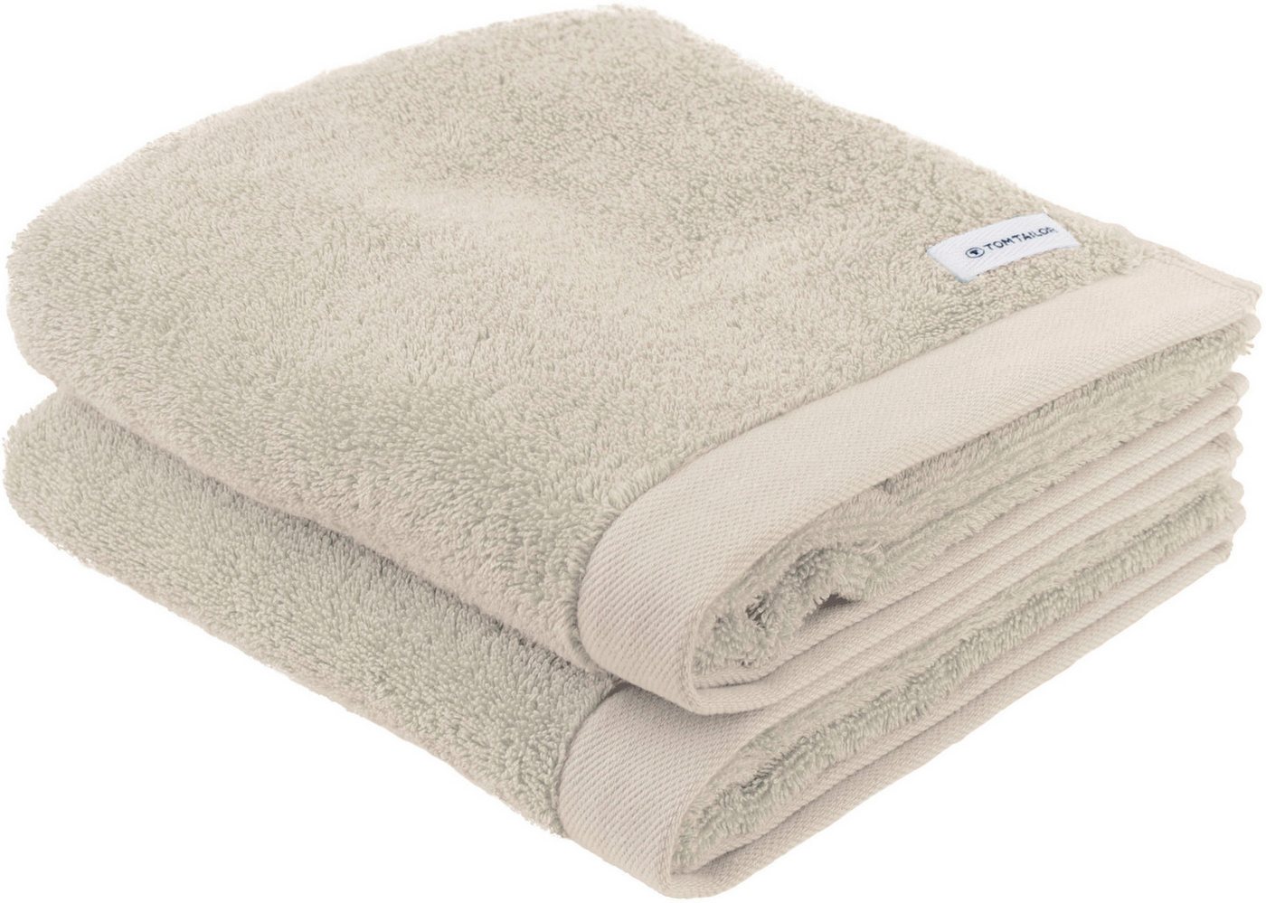 TOM TAILOR HOME Handtuch COLOR BATH, Frottier (2-St), 100% Baumwolle, 50x100 cm, uni, große Farbauswahl