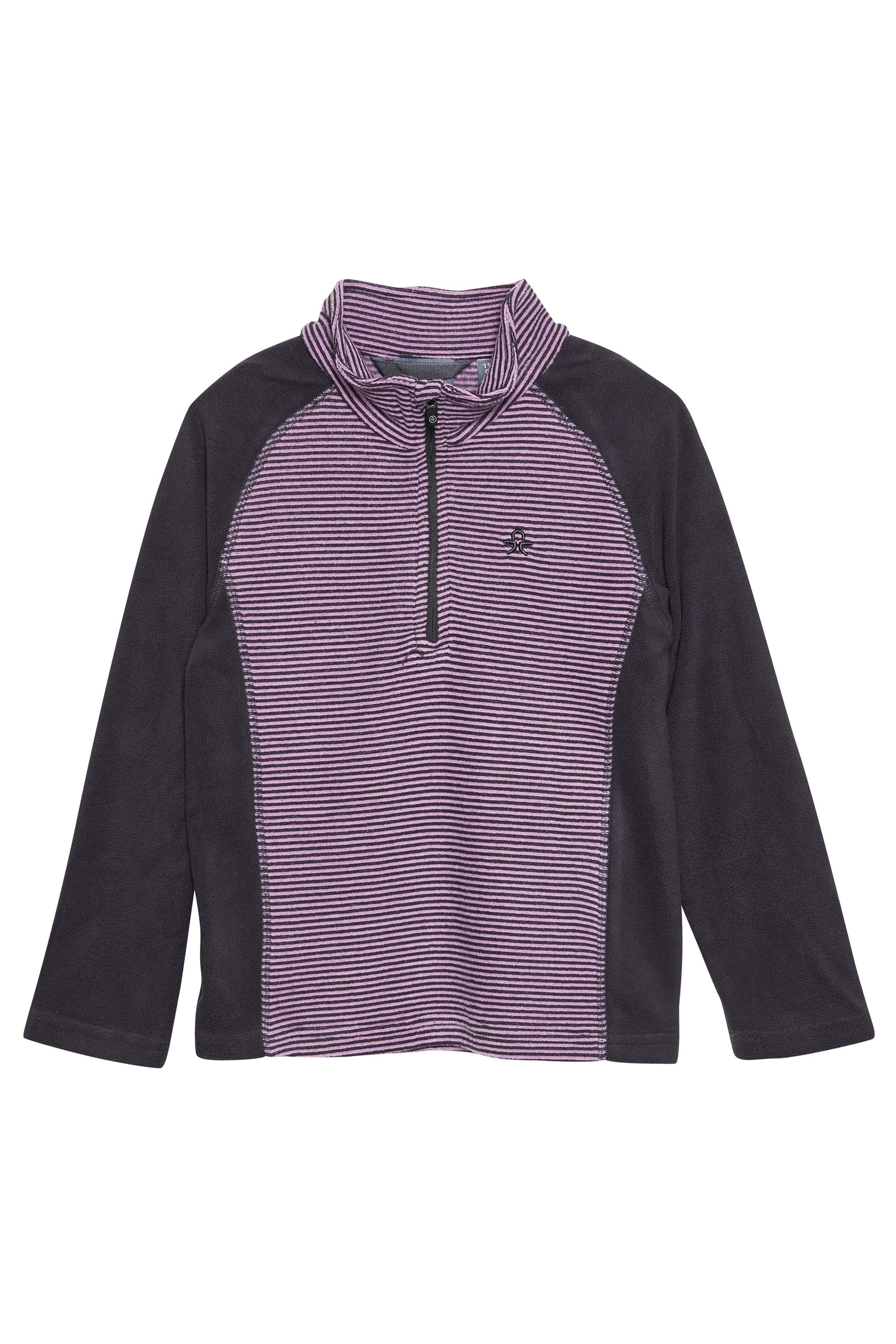 COLOR KIDS Strickfleece-Pullover COFleece Pulli - Striped - 741200