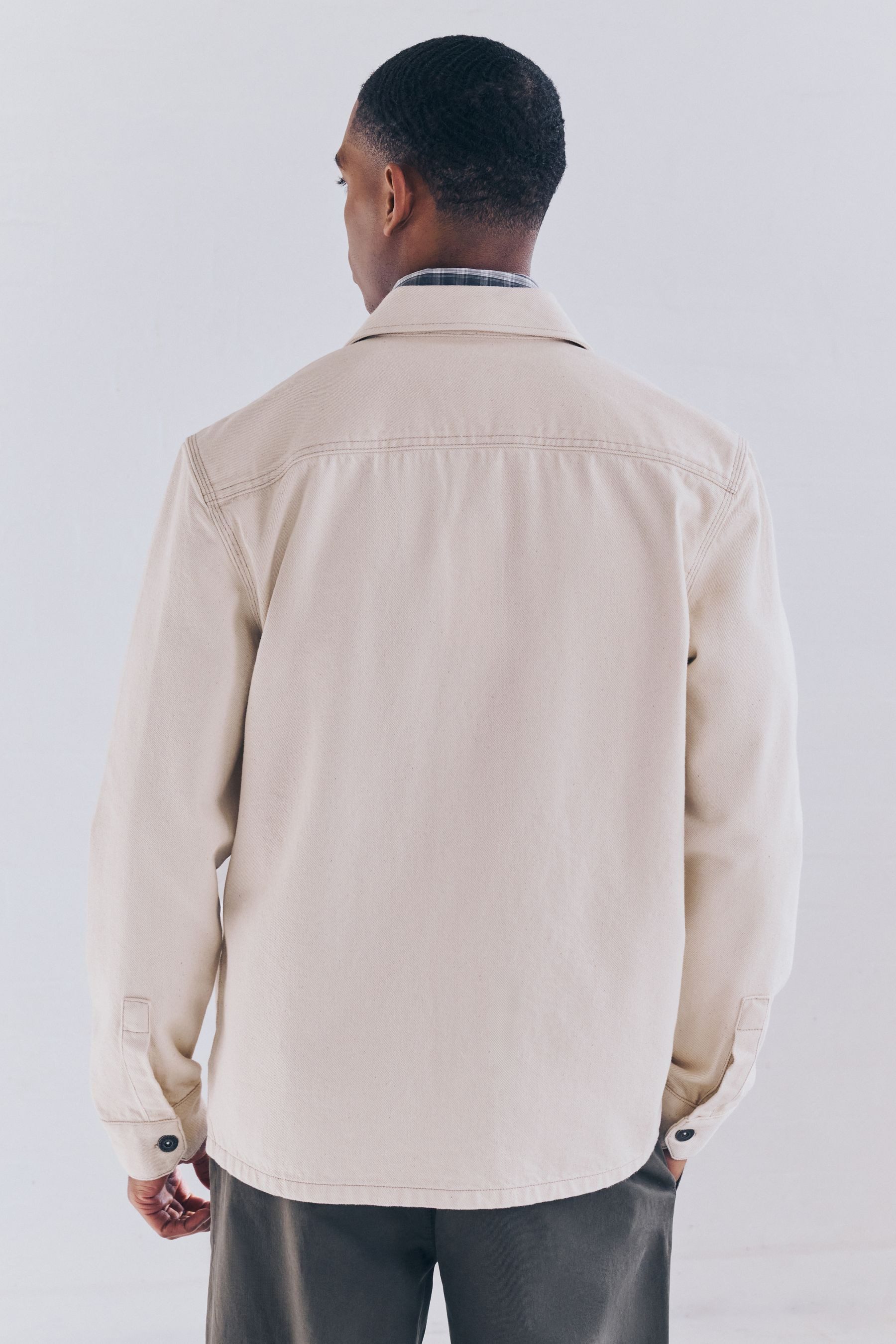 Next Jeansjacke Jeansjacke aus 100 % Baumwolle mit zwei Taschen (1-St) günstig online kaufen