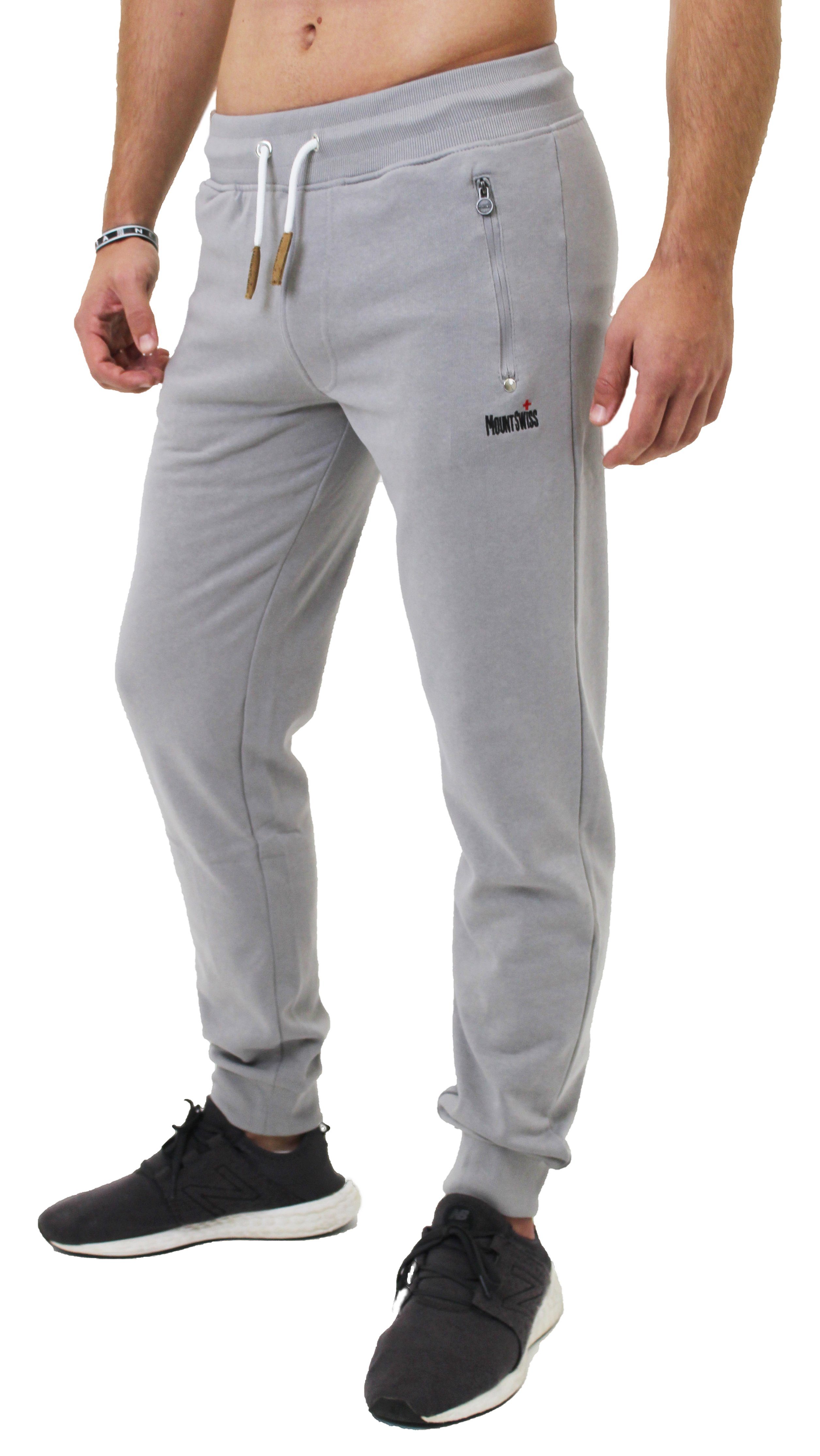 Mount Swiss Jogginghose Mount Swiss Lange Freizeithose Herren Finn I Sweatp günstig online kaufen