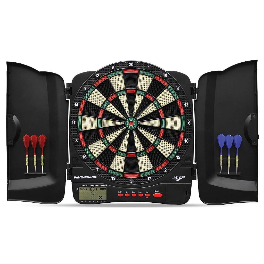 Carromco Dartscheibe »elektr. Dartboard PANTHERA301, 2Loch
