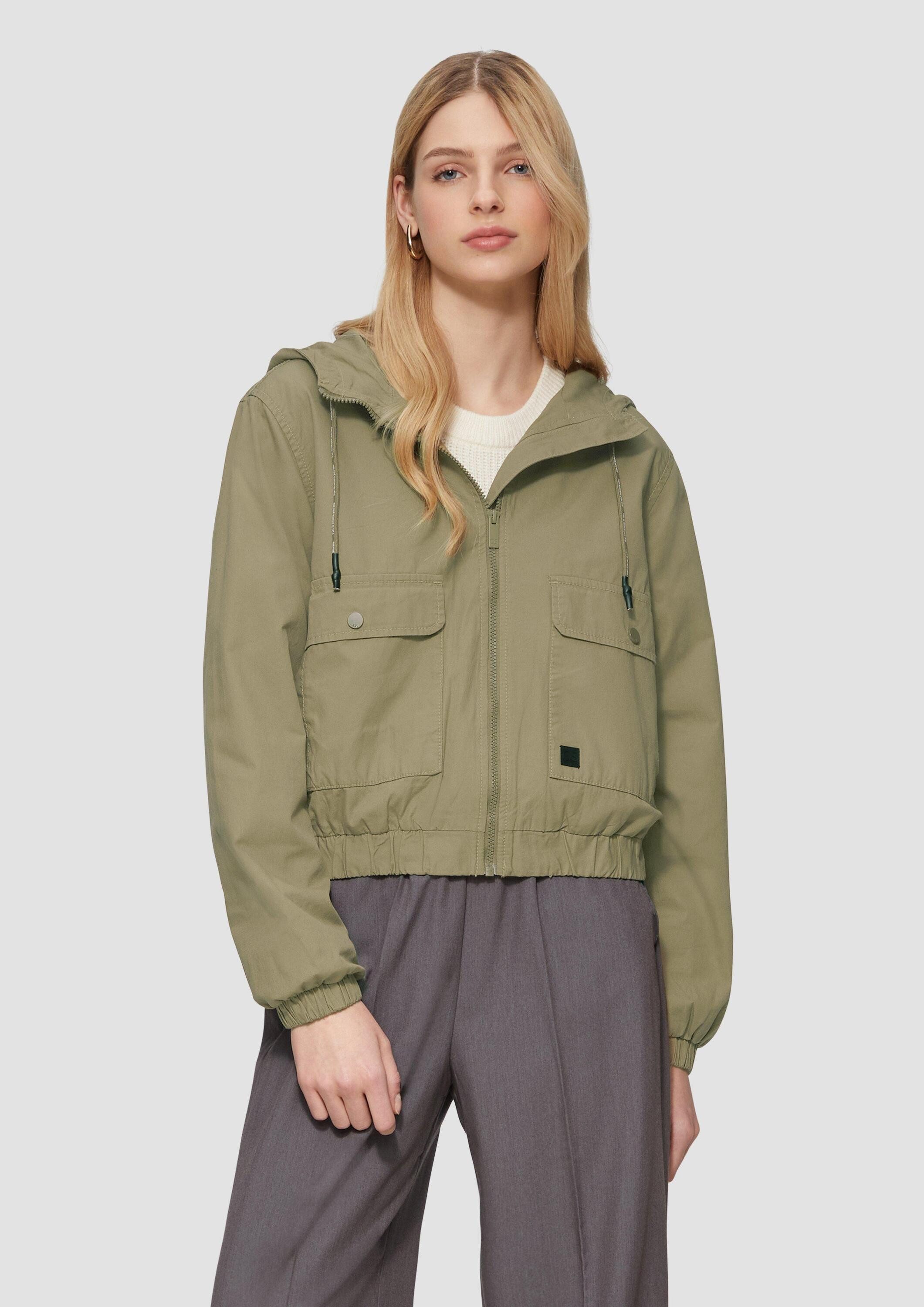 QS Funktionsjacke Outdoor-Jacke Blouson aus Baumwolle günstig online kaufen