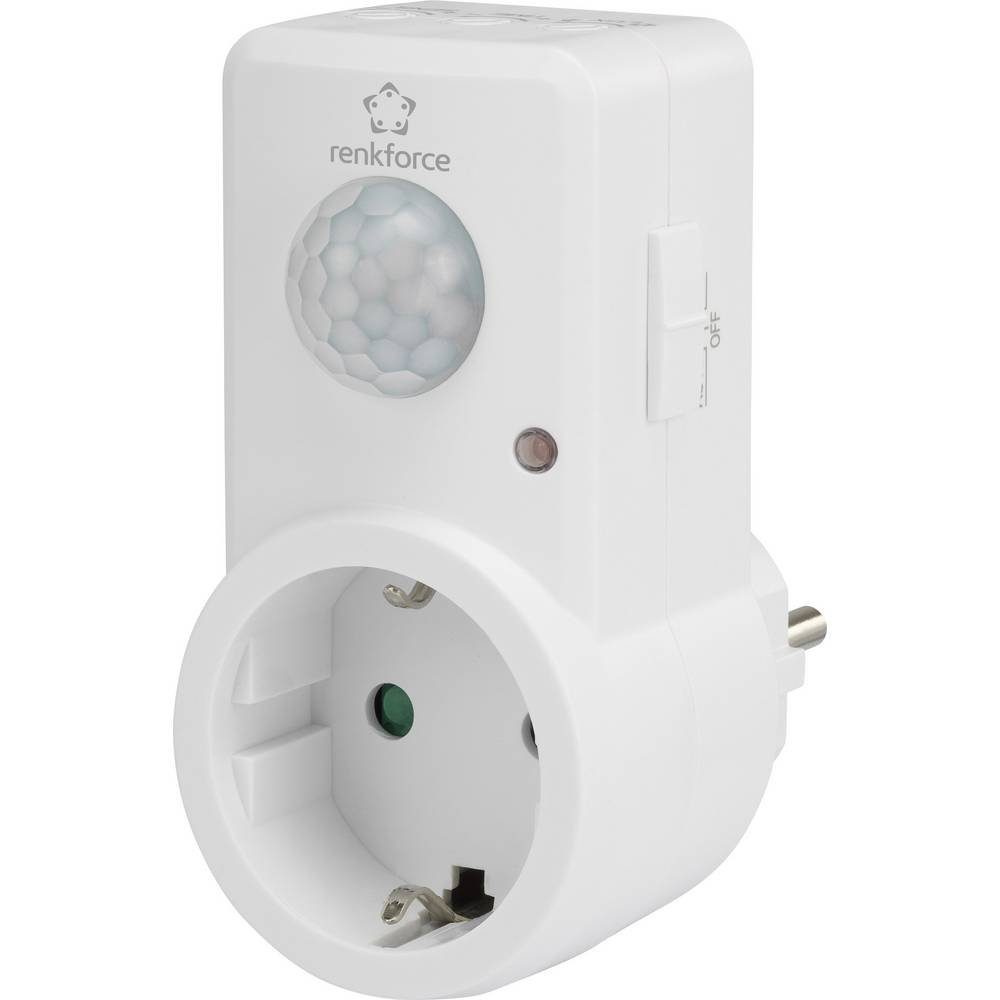 Renkforce Bewegungsmelder Zwischenstecker mit Bewegungsmelder 1588385