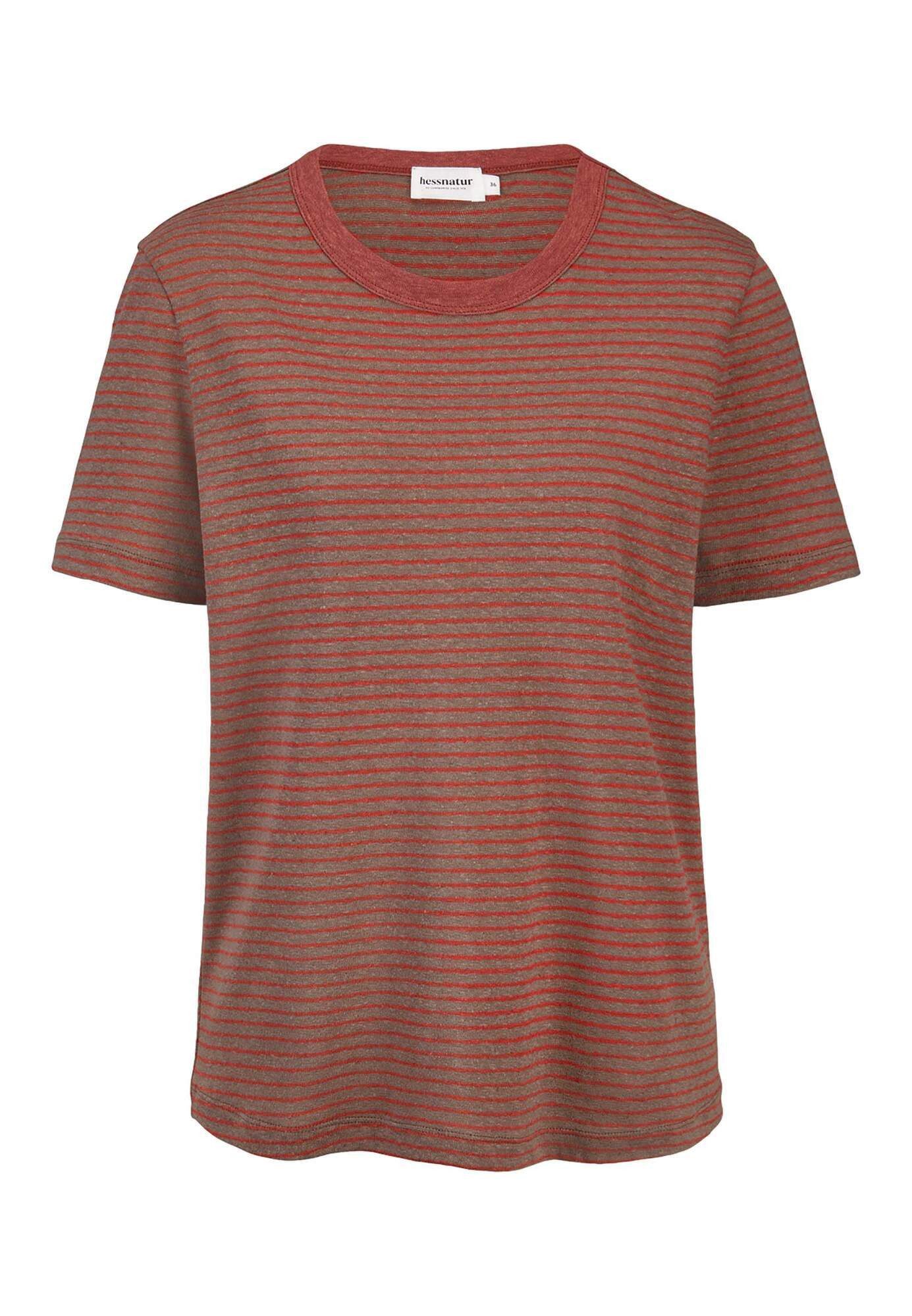 T-Shirt aus Leinen mit reiner Bio-Baumwolle