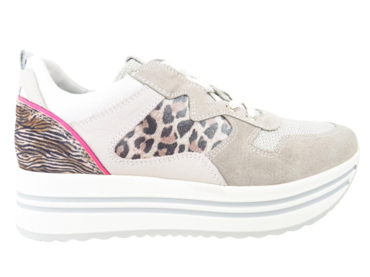 Velour grau kombi. Sneaker