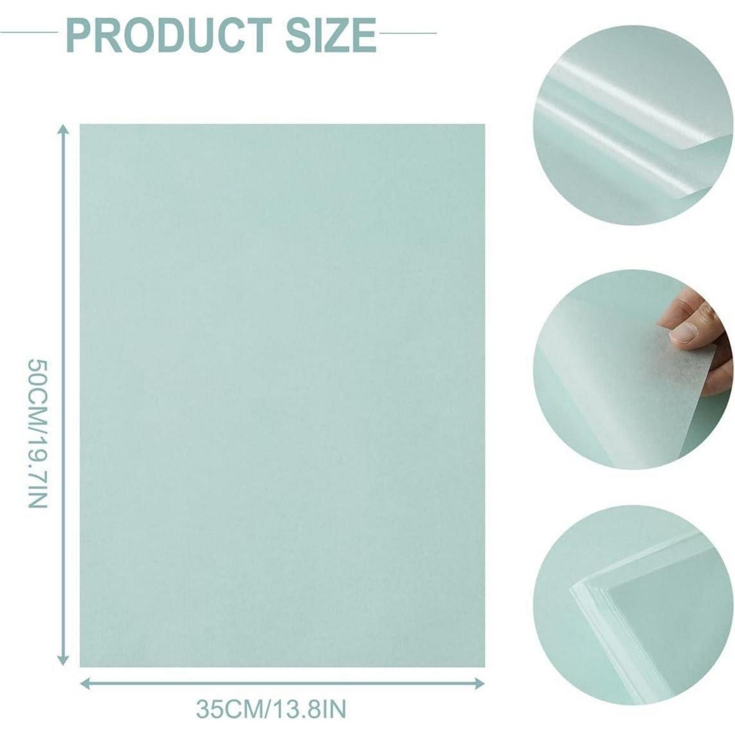 LuxusKollektion Seidenpapier Seidenpapier 60Blatt Himmelblau Geschenkverpackung 50x35cm Hellblau