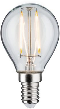 Paulmann LED-Filament 5er Pack 2,6W Tropfen E14 klar 2700K, E14, 5 St., Warmweiß