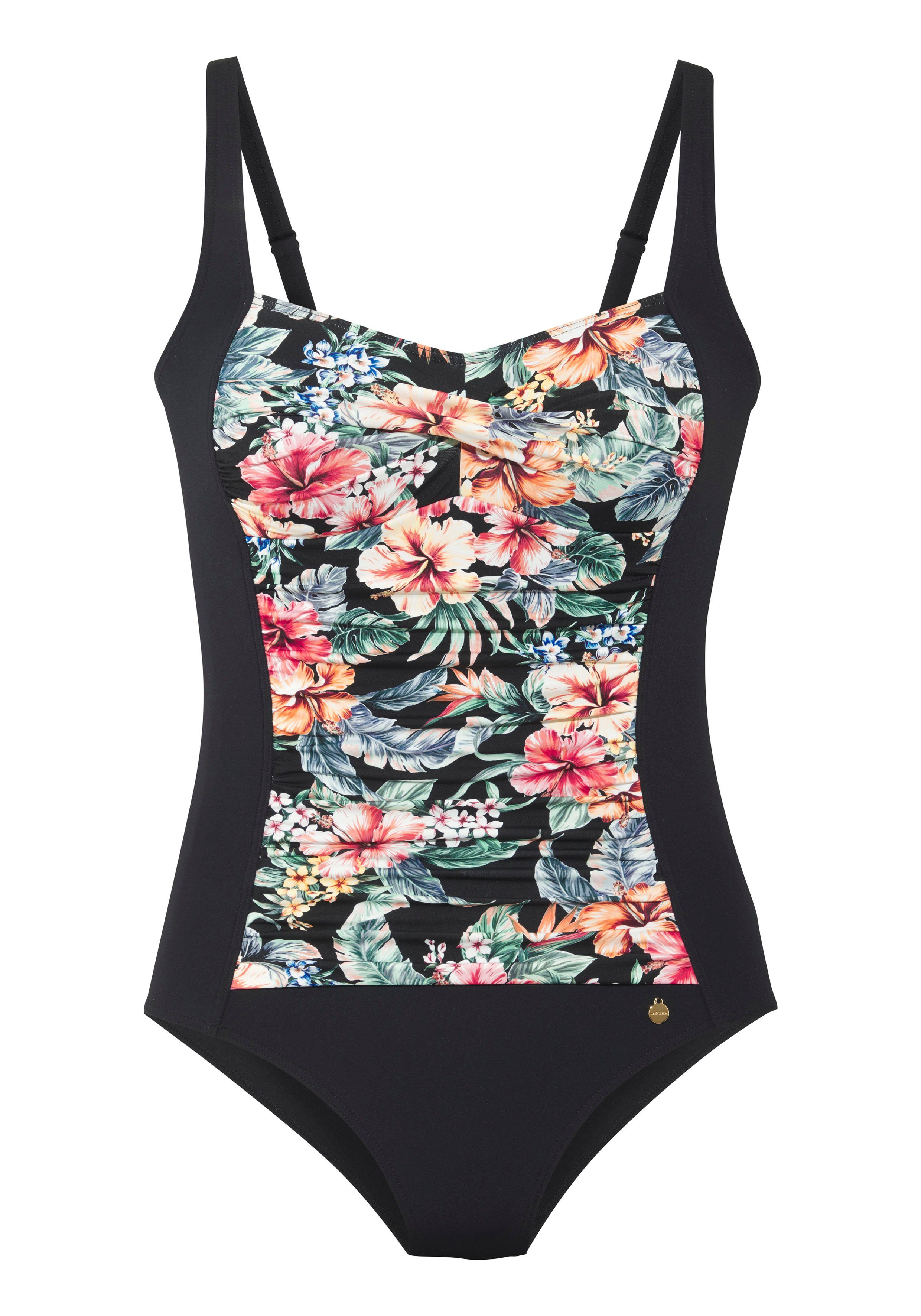 LASCANA Badeanzug Salsa mit tollem Blumenprint günstig online kaufen