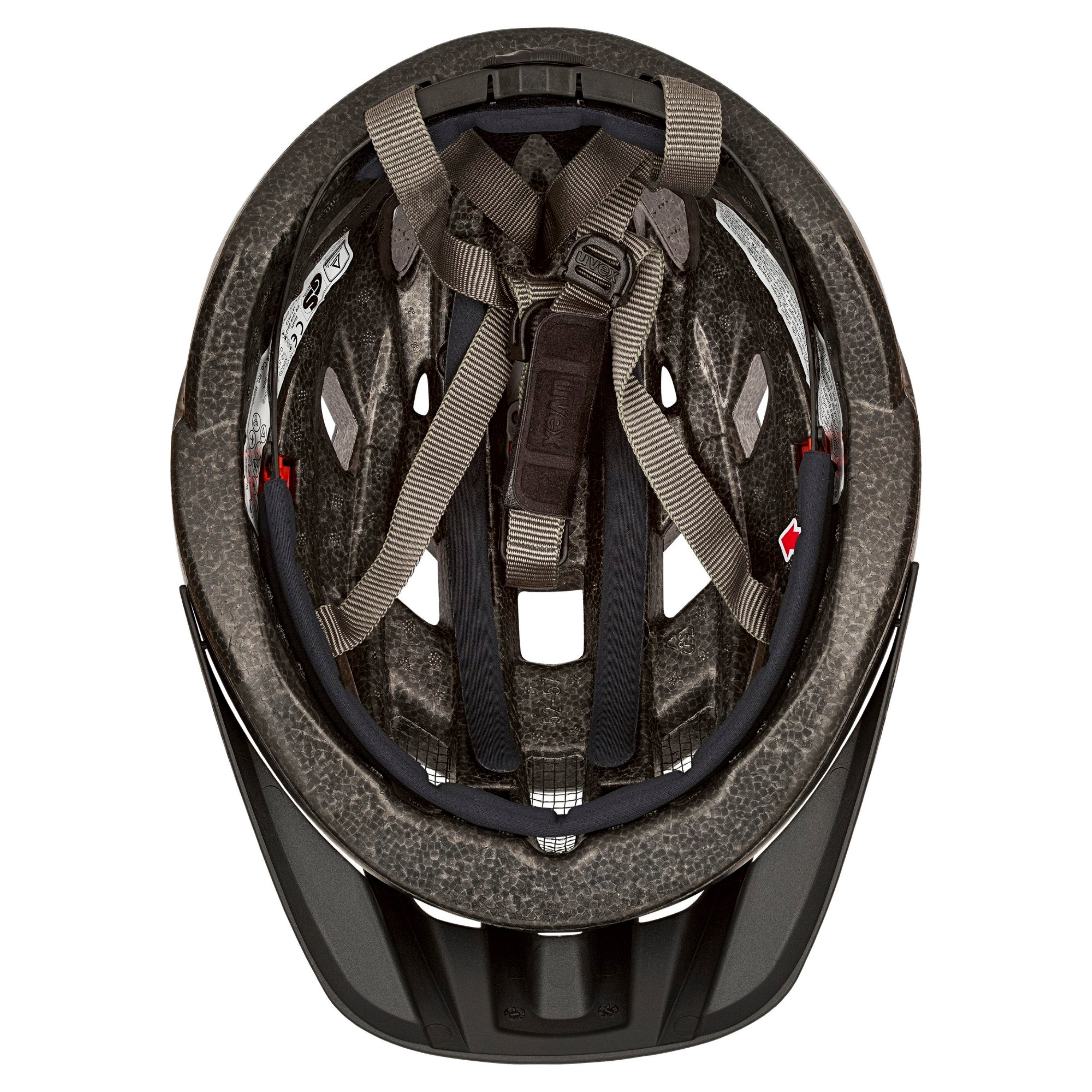 Uvex Fahrradhelm i-vo cc black carbon-look mat – Bild 5 von 5