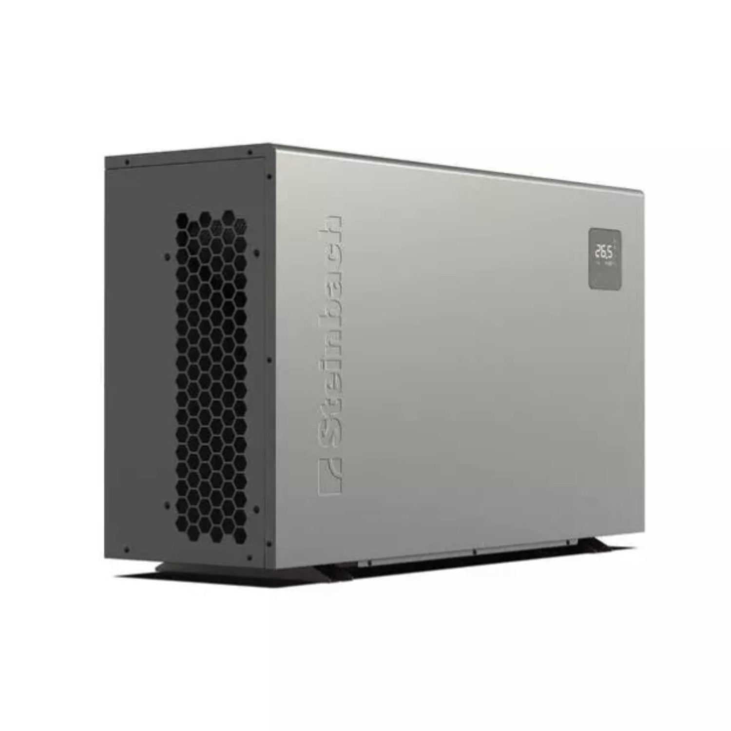 Steinbach Pool-Wärmepumpe "Silent 9" (grau, für Pools bis 40.000 l, 9 kW Heizleistung)