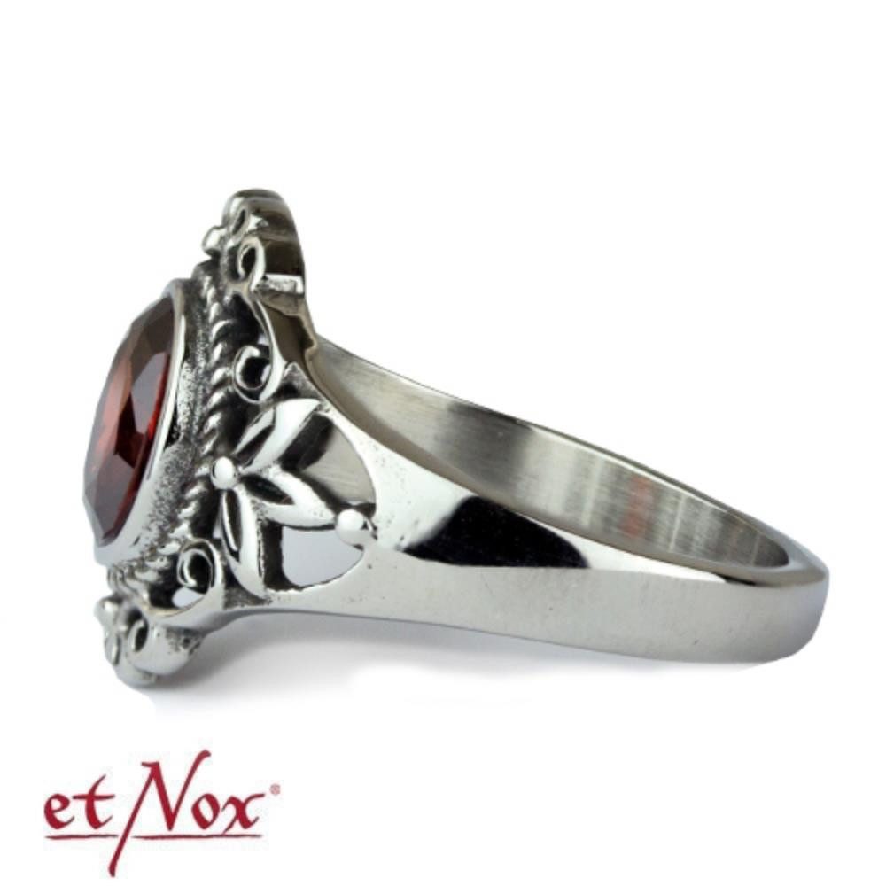 etNox Fingerring Roter Gothic Ring günstig online kaufen