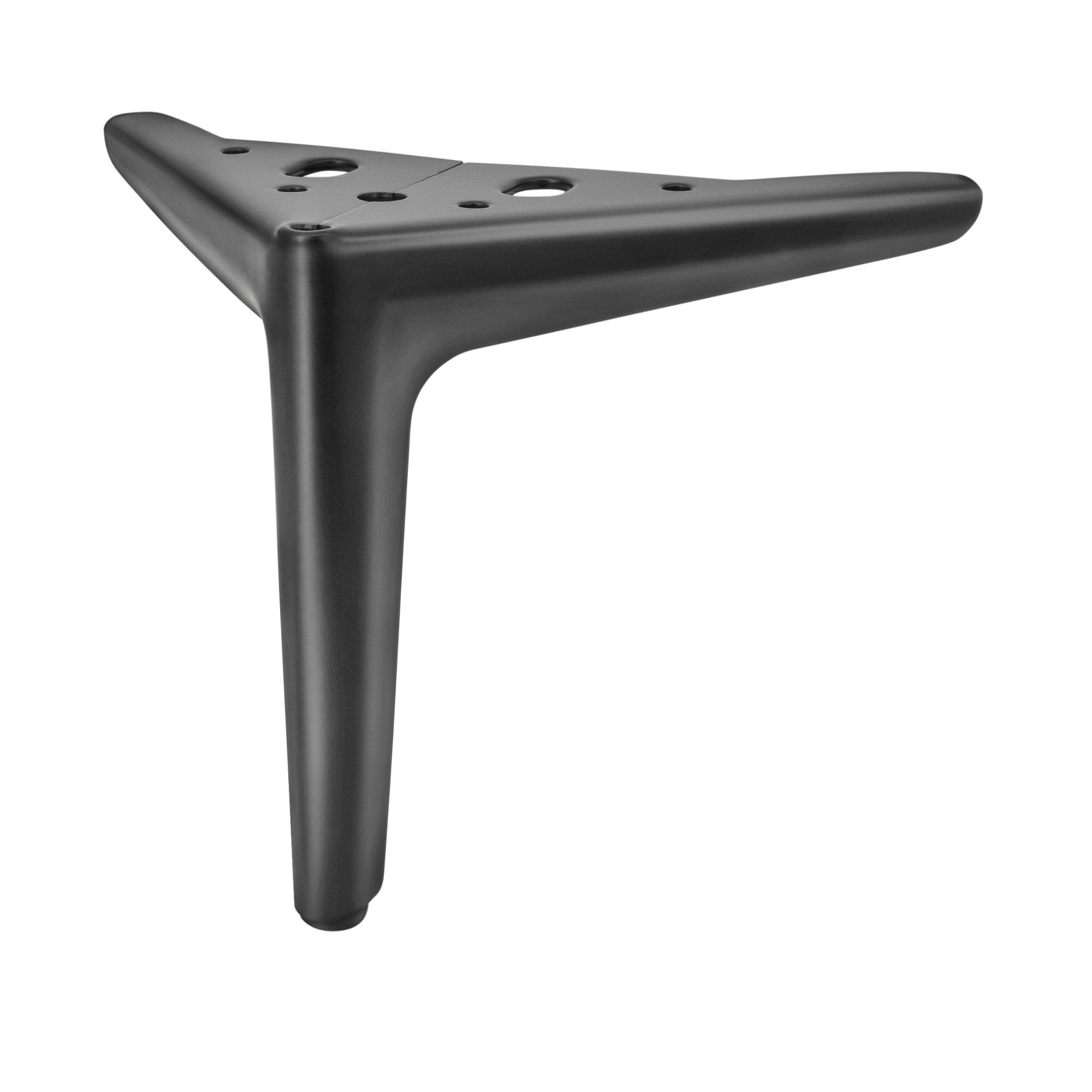 Prima-Online Мебельfuß 4 Stück Ножки для мебели DIY Metall möbelbeine Schrank Sofa Couch Schwarz