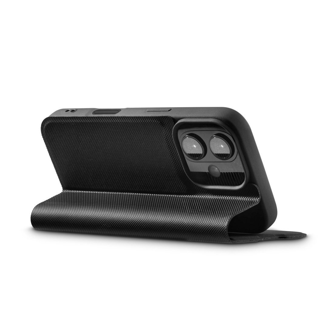 Hama Smartphone-Hülle Handytasche Booklet für Apple iPhone 16 mit Kartenfächer, Schwarz, Standfunktion, Kartenfächer