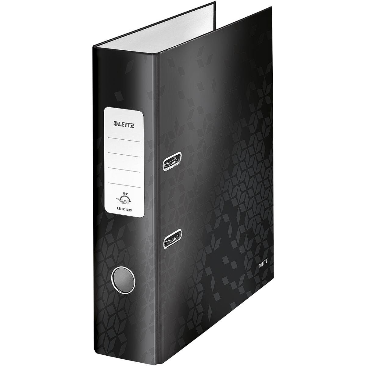 LEITZ Aktenordner 180° Wow 1005, Ordner breit, aufgeklebtes Rückenschild