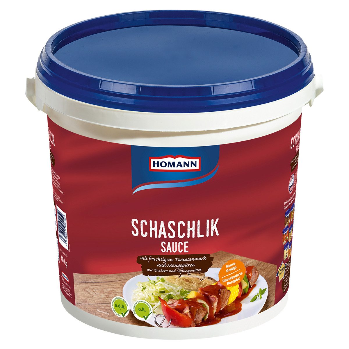 Homann Saucen, Homann Schaschlik Sauce mit Tomatenmark und Mango 10000g
