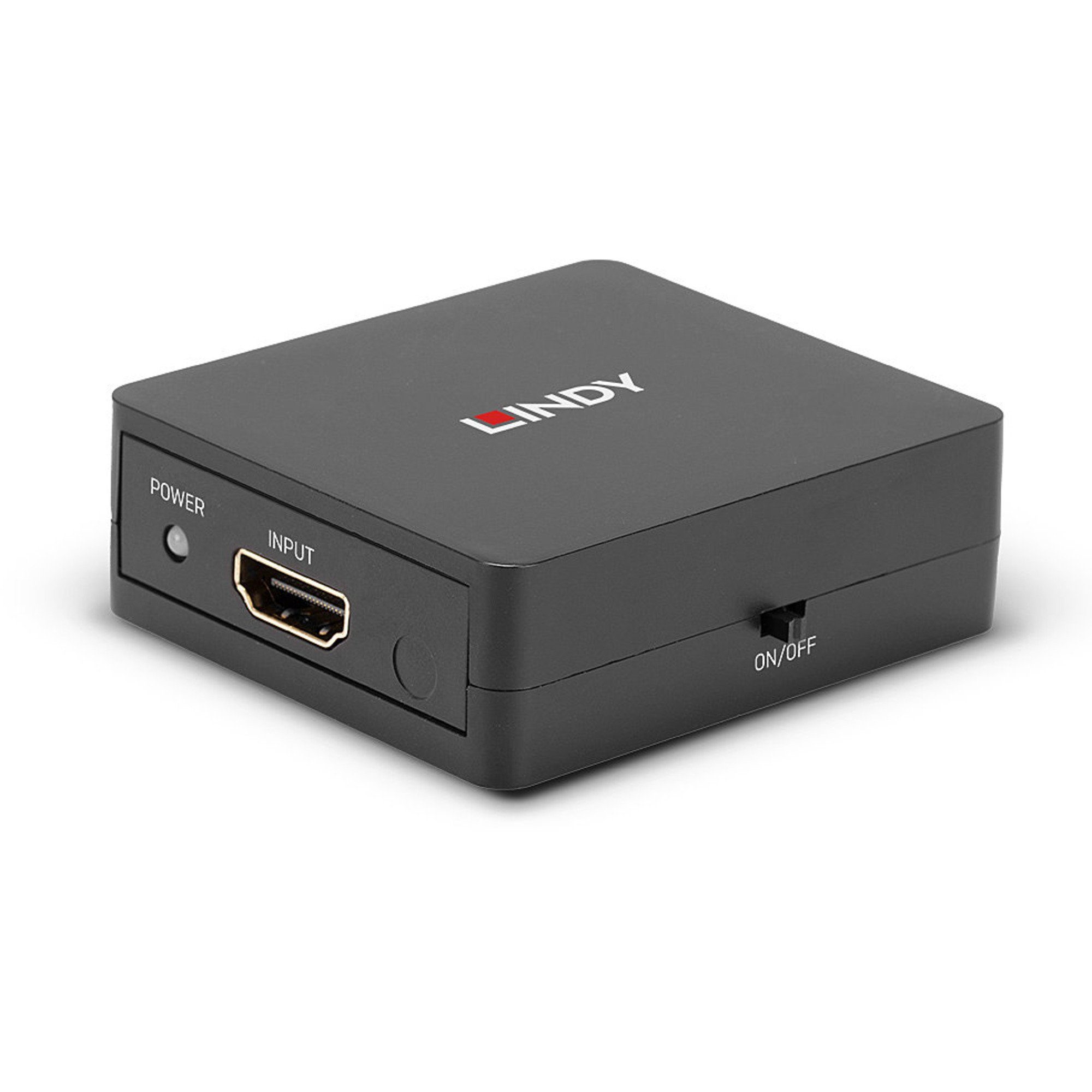 HDMI Lindy 18Gbps, Port 2 Audio- Video-Adapter & Lindy kompakt Splitter