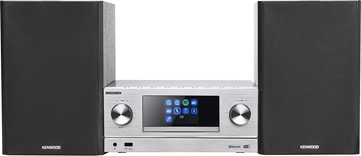 KENWOOD M-9000S-S Smart Micro Hi-Fi System silber Stereoanlage Kompaktanlage