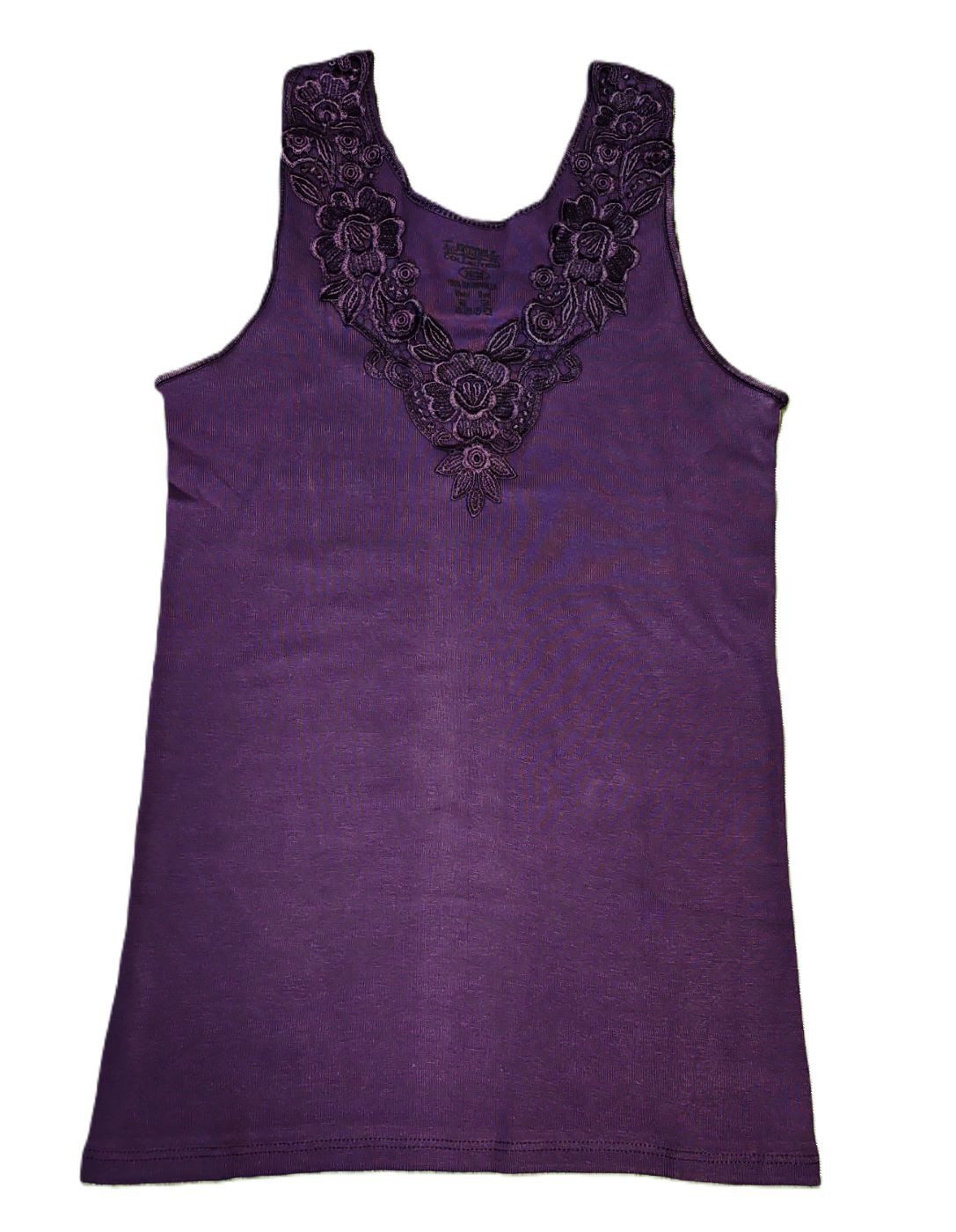 Toker Collection® Achselhemd Damen Unterhemd mit extra breiter Spitze (1 Stück, einzeln gepackt) Spitze in vielen Вариантыn