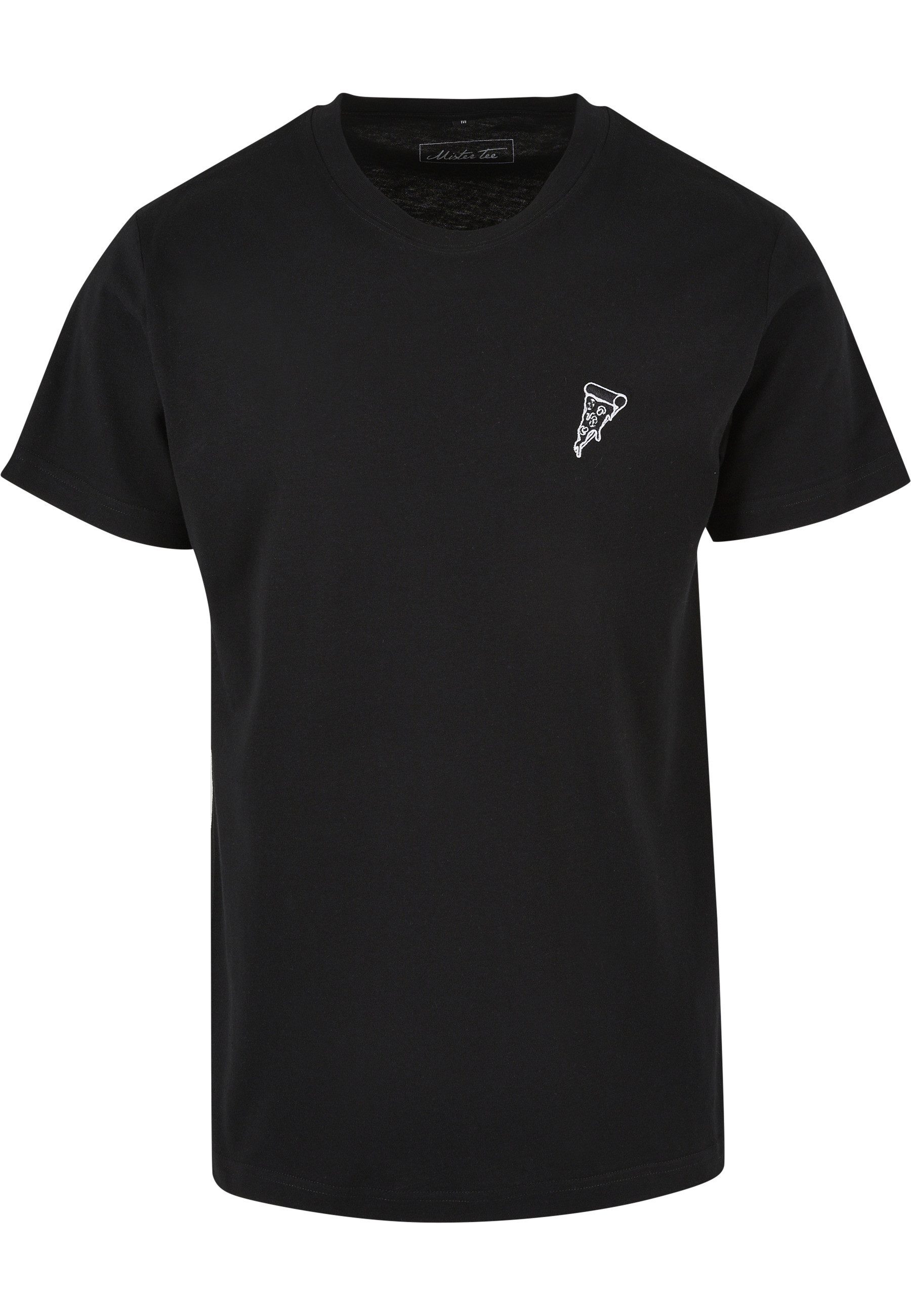MisterTee T-Shirt MisterTee Herren Pizza Tee EMB (1-tlg)