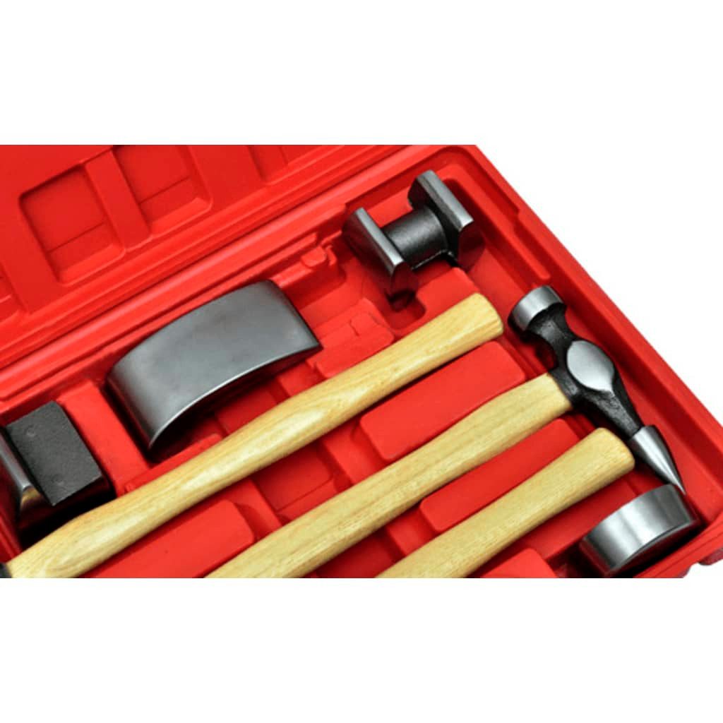 vidaXL Ausbeul-Riffelhammer, 7-tlg. Karosserie-Ausbeulset Ausbeulhammer Del günstig online kaufen