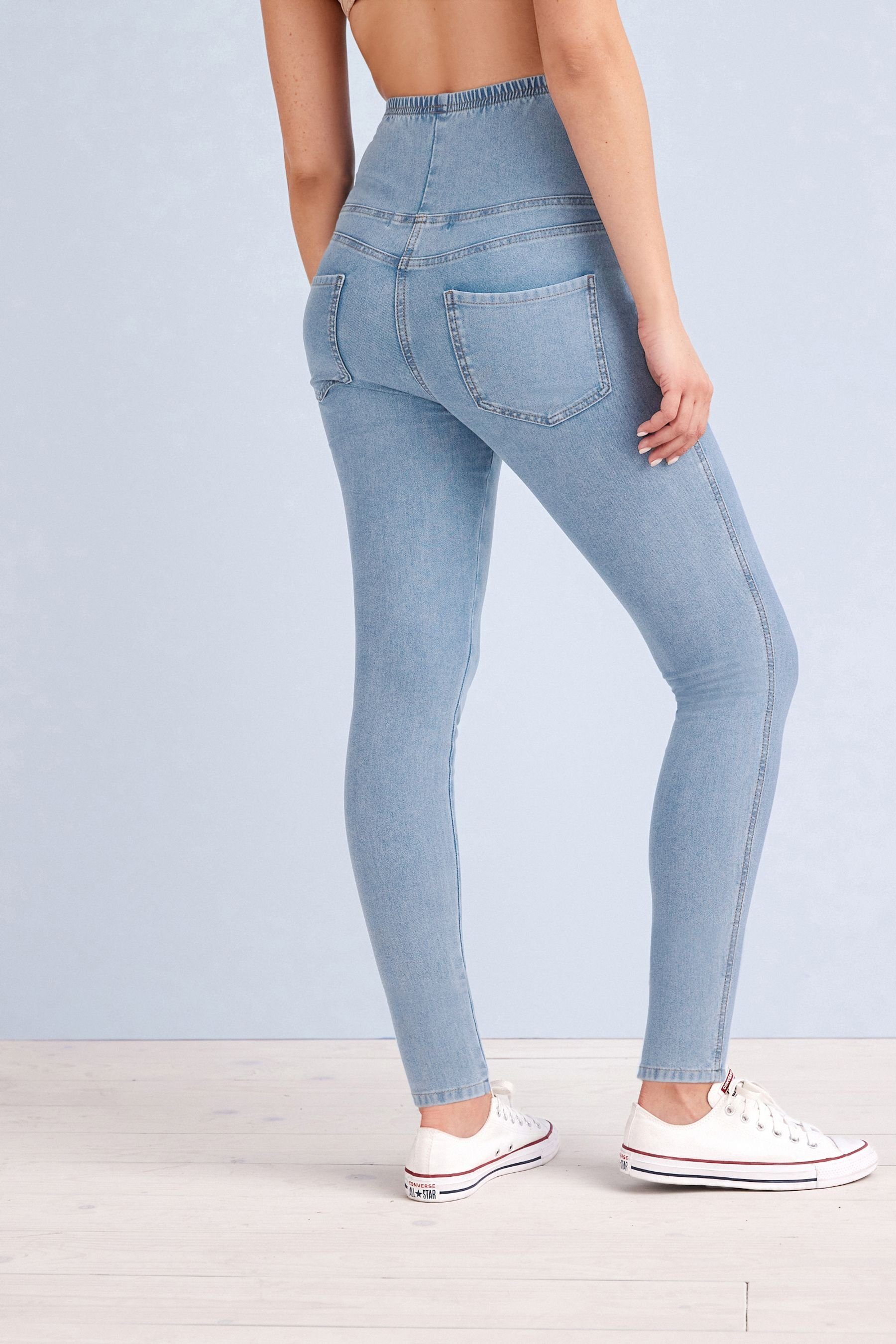 Next Umstandsleggings Leggings im Jeanslook (1-tlg) günstig online kaufen