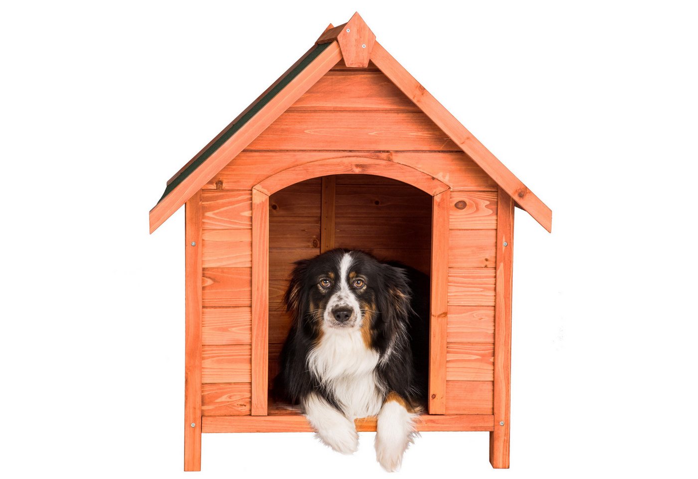 Thumbnail - tectake Hundehütte Hundehaus Bailey 72x65x83cm, aus lasiertem Holz