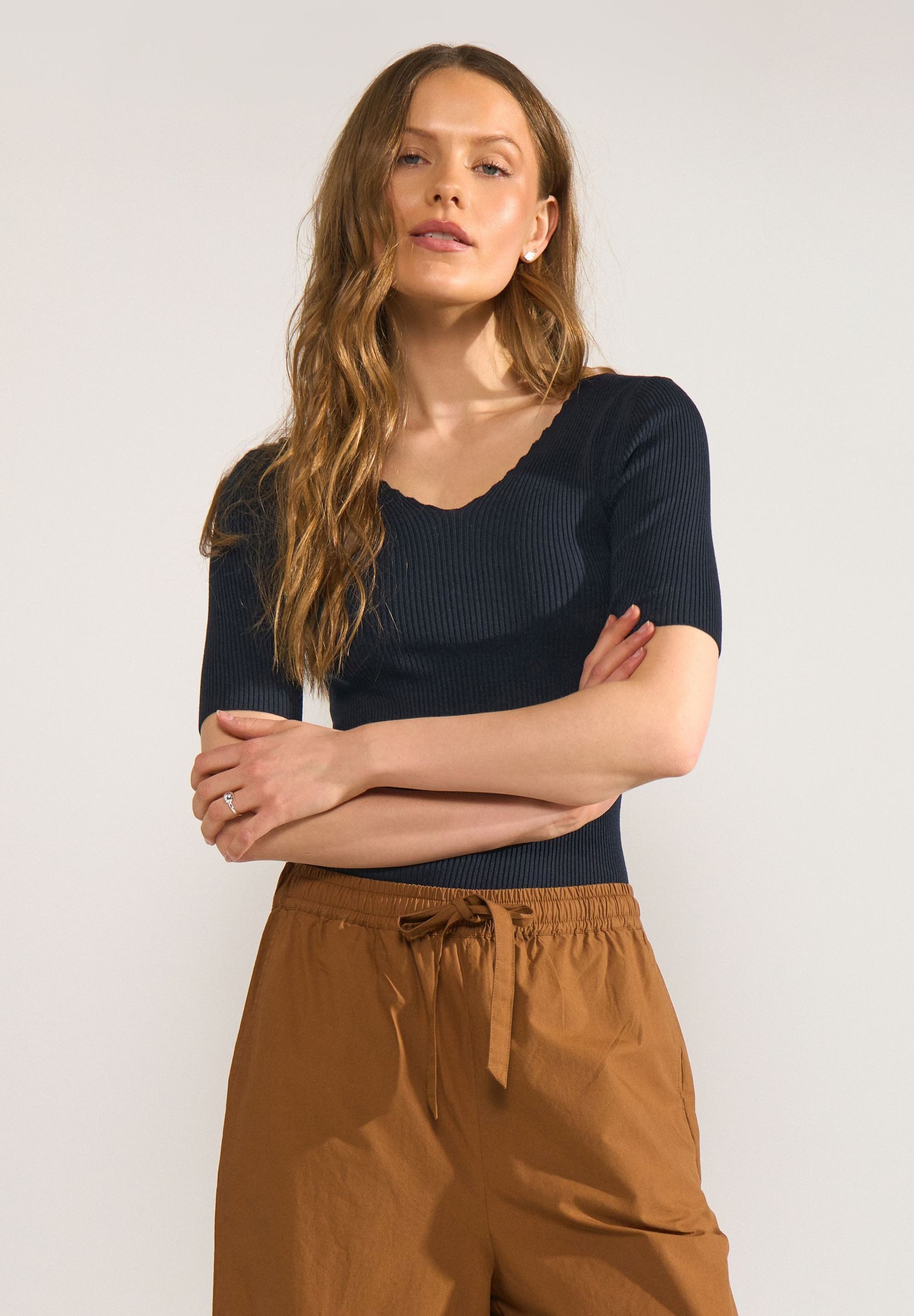 nümph Strickpullover NUAYELET SS PULLOVER CROPPED Obermaterial:
