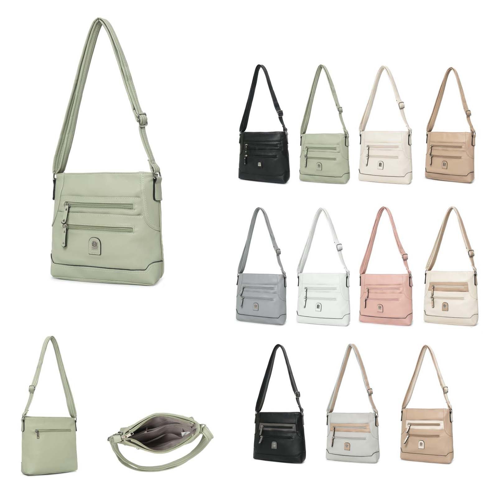 ITALYSHOP24 Schultertasche Damen Tasche Umhängetasche CrossBody Schultertas günstig online kaufen
