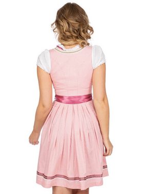 MarJo Trachtenkleid Mini Dirndl 2tlg. 58cm SCARLETT blütenrosa