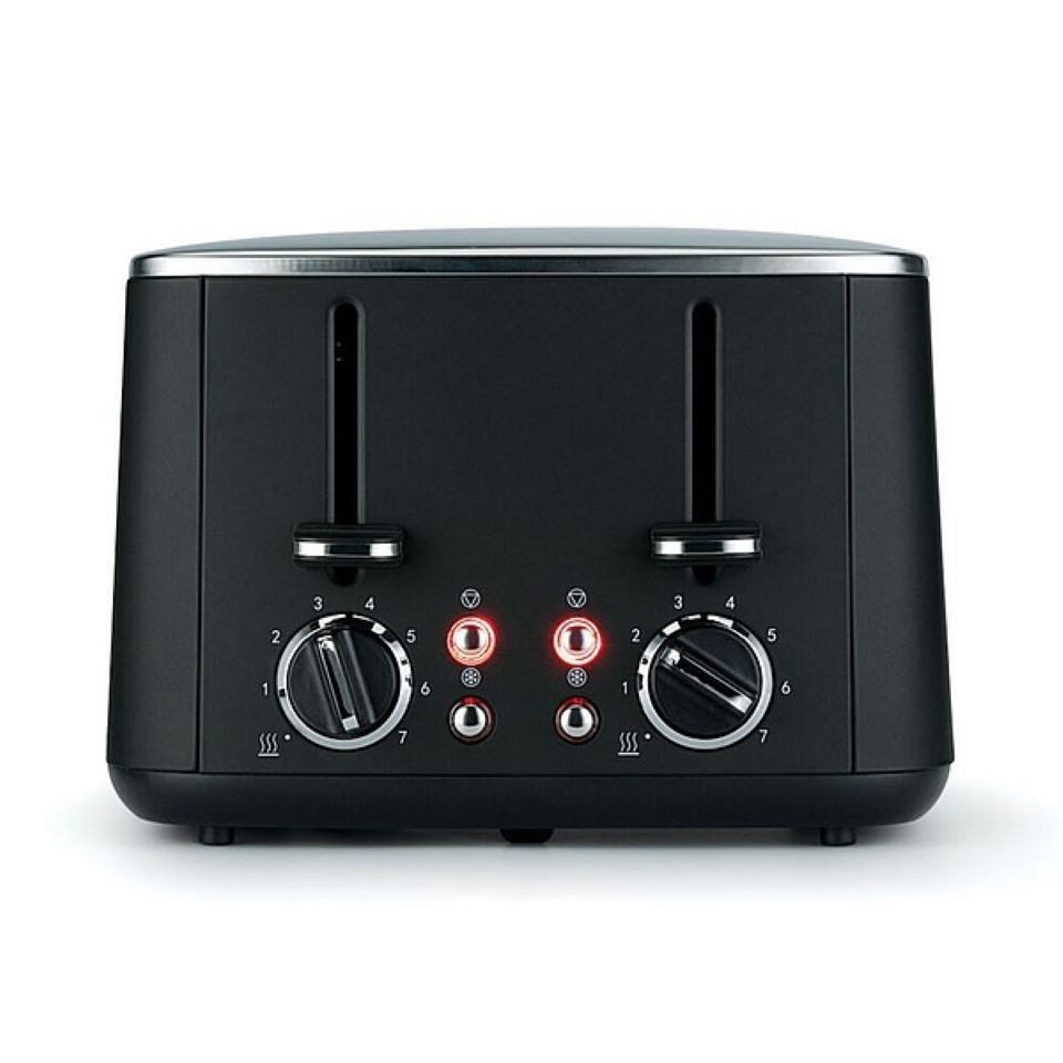 wilfa Toaster WILFA Toaster FAMILY, für 4 Scheiben, 1600,00 W, Herausnehmbare Krümelschublade