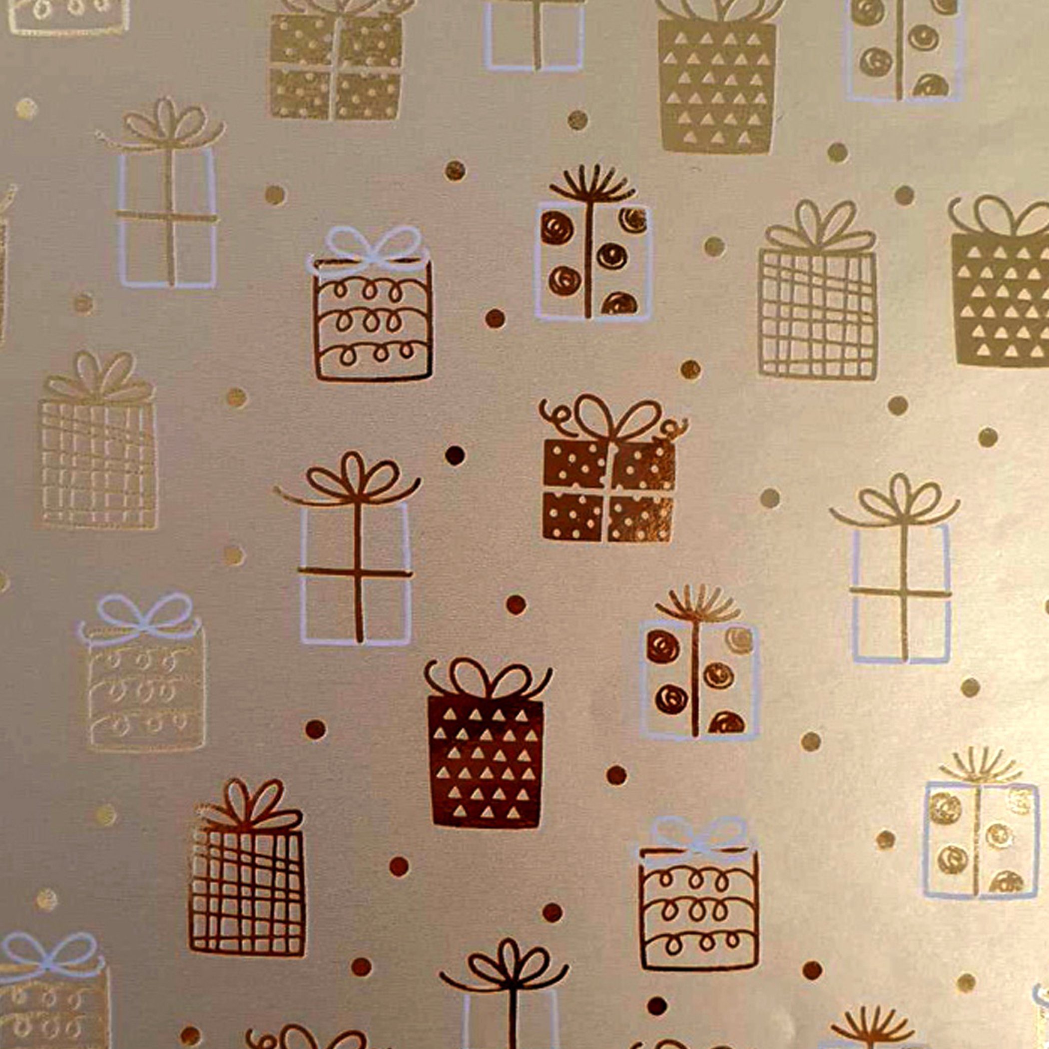 Star Geschenkpapier, Geschenkpapier Geschenke Muster 70cm x 2m Rolle gold  metallic