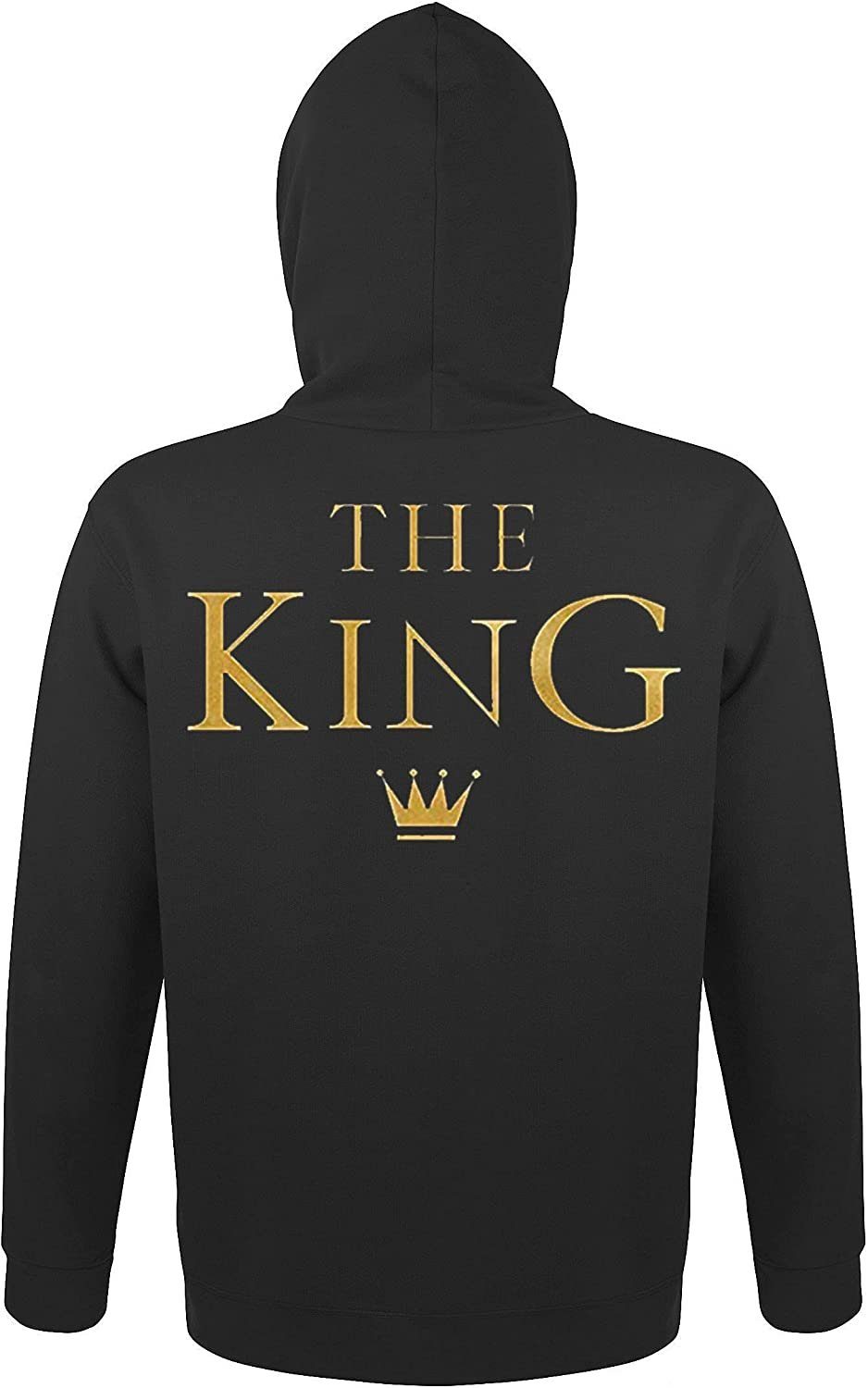 Couples Shop Kapuzenpullover The King & His Queen Hoodie für Paare mit modischem Print
